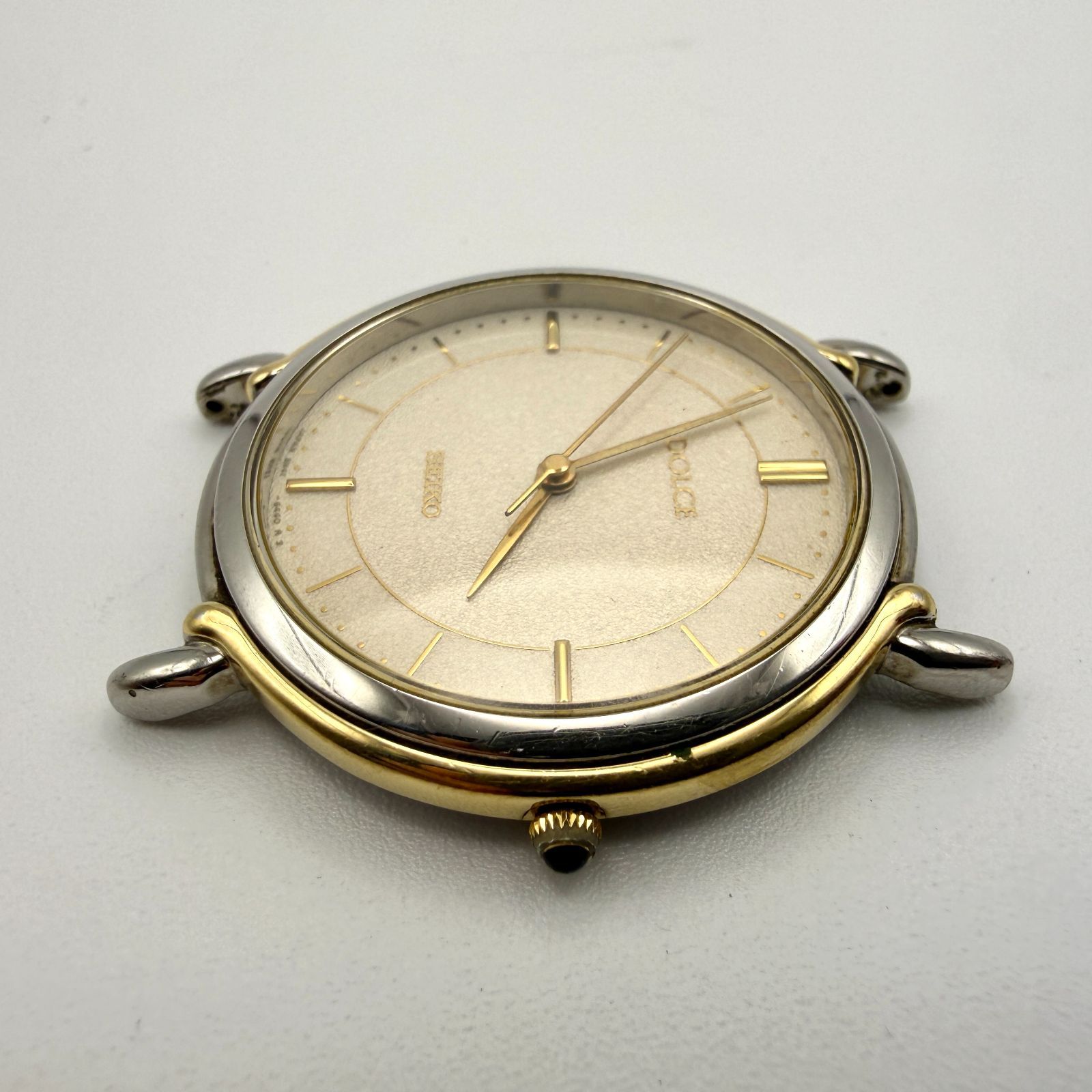 稼働品 セイコー ドルチェ 8N41-6110 クォーツ ヴィンテージ レトロ 