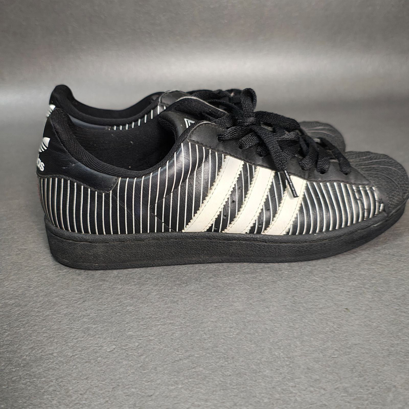 adidas SUPERSTAR 27cm 723001 ブラック ストライプ アディダス 