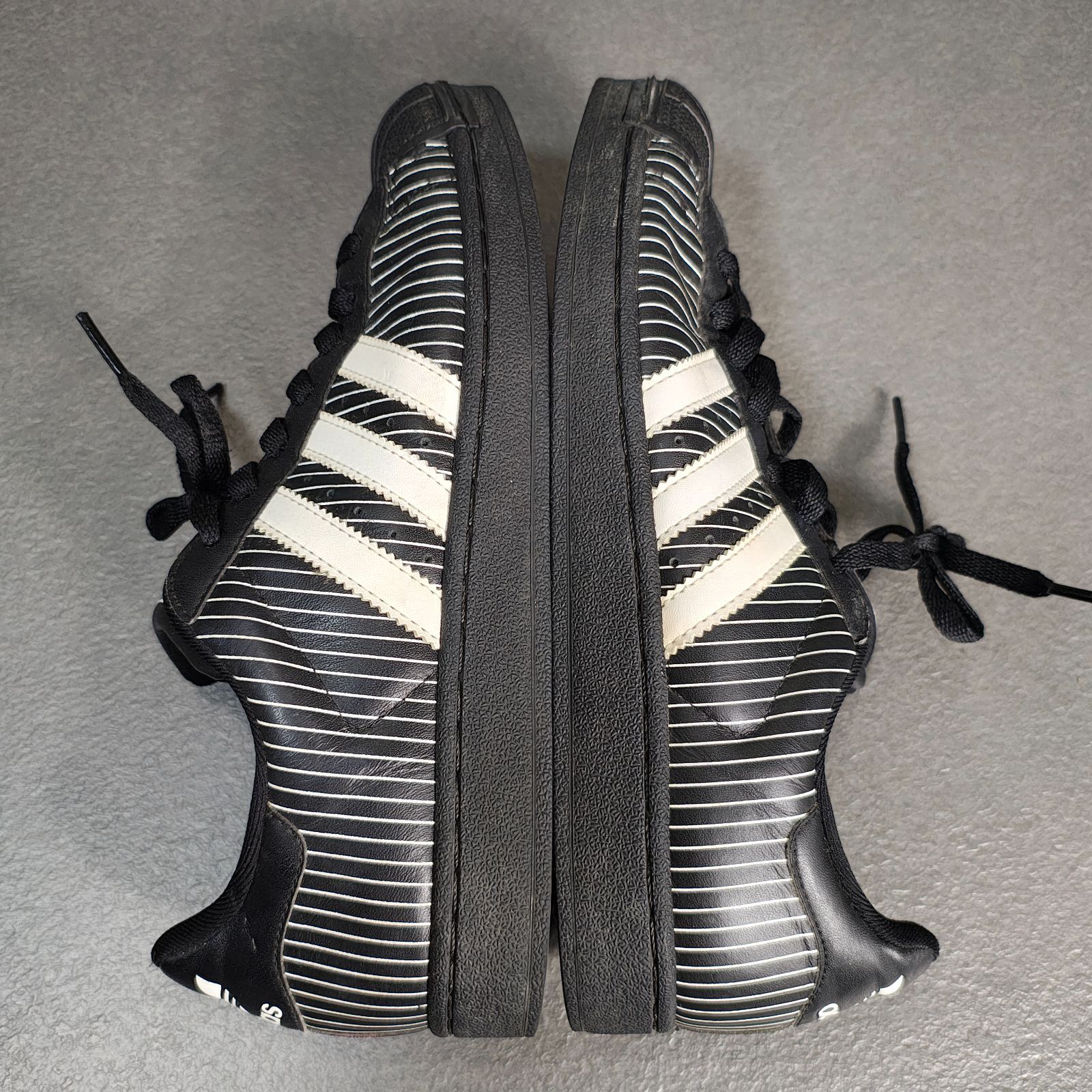 adidas SUPERSTAR 27cm 723001 ブラック ストライプ アディダス 