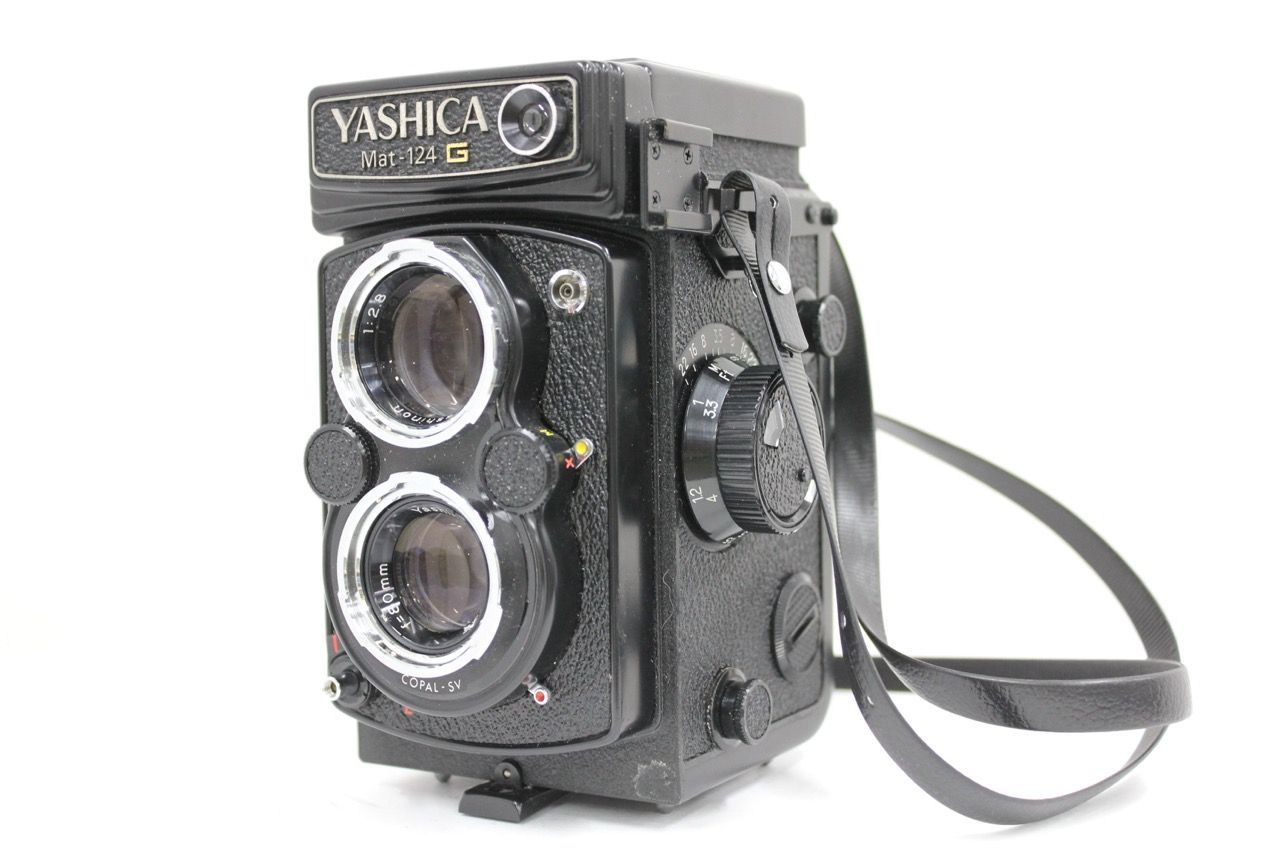 【訳あり品】 ヤシカ Yashica Mat-124 G Yashinon 80mm F3.5 二眼カメラ e8225