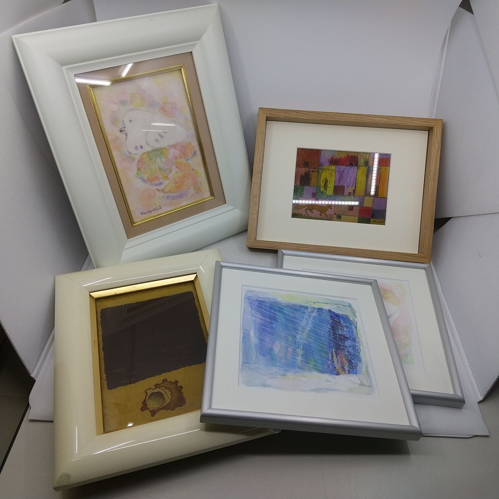 まとめ売り】額縁・絵画フレーム 5点まとめ売り パネル 額装 
