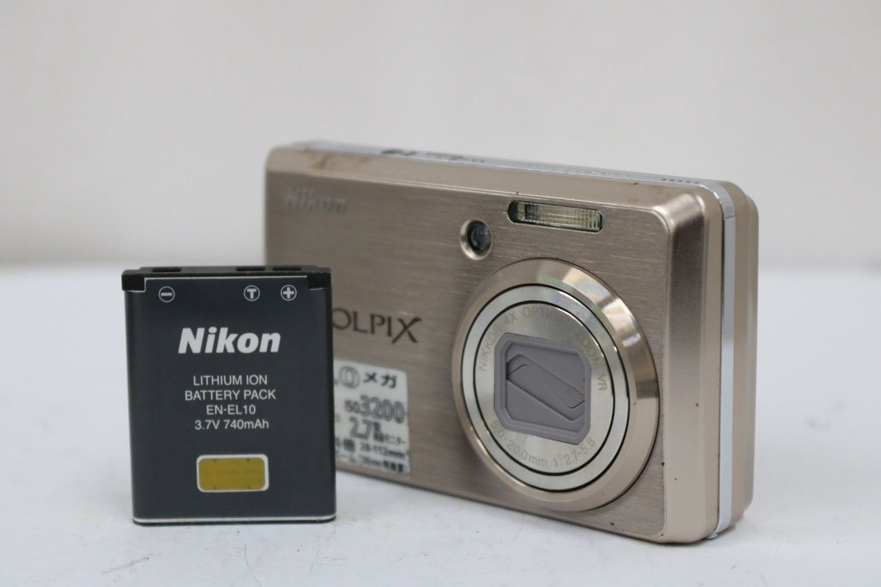 返品保証 ニコン Nikon COOLPIX S600 ピンクゴールド 4x Nikon ニコン