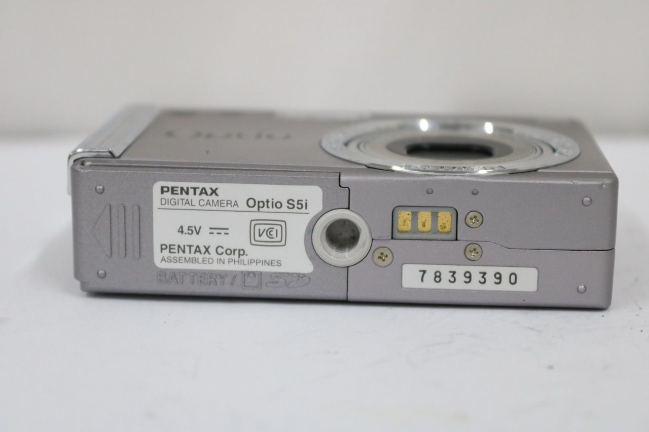 美品 返品保証】 ペンタックス Pentax Optio S5i 3x バッテリー付き