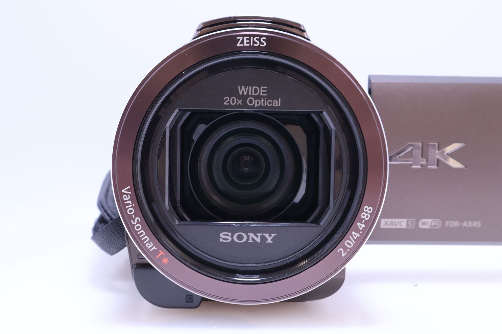 美品】SONY Handycam FDR-AX45 ブロンズブラウン 内蔵メモリー64GB 4K 