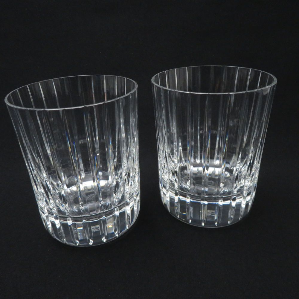 美品 Baccarat バカラ ハーモニー タンブラー 2点 クリスタル ペア ロックグラス オールドファッション SU13754Q1 美品 Baccarat バカラ ハーモニー タンブラー 2点 クリスタル ペア