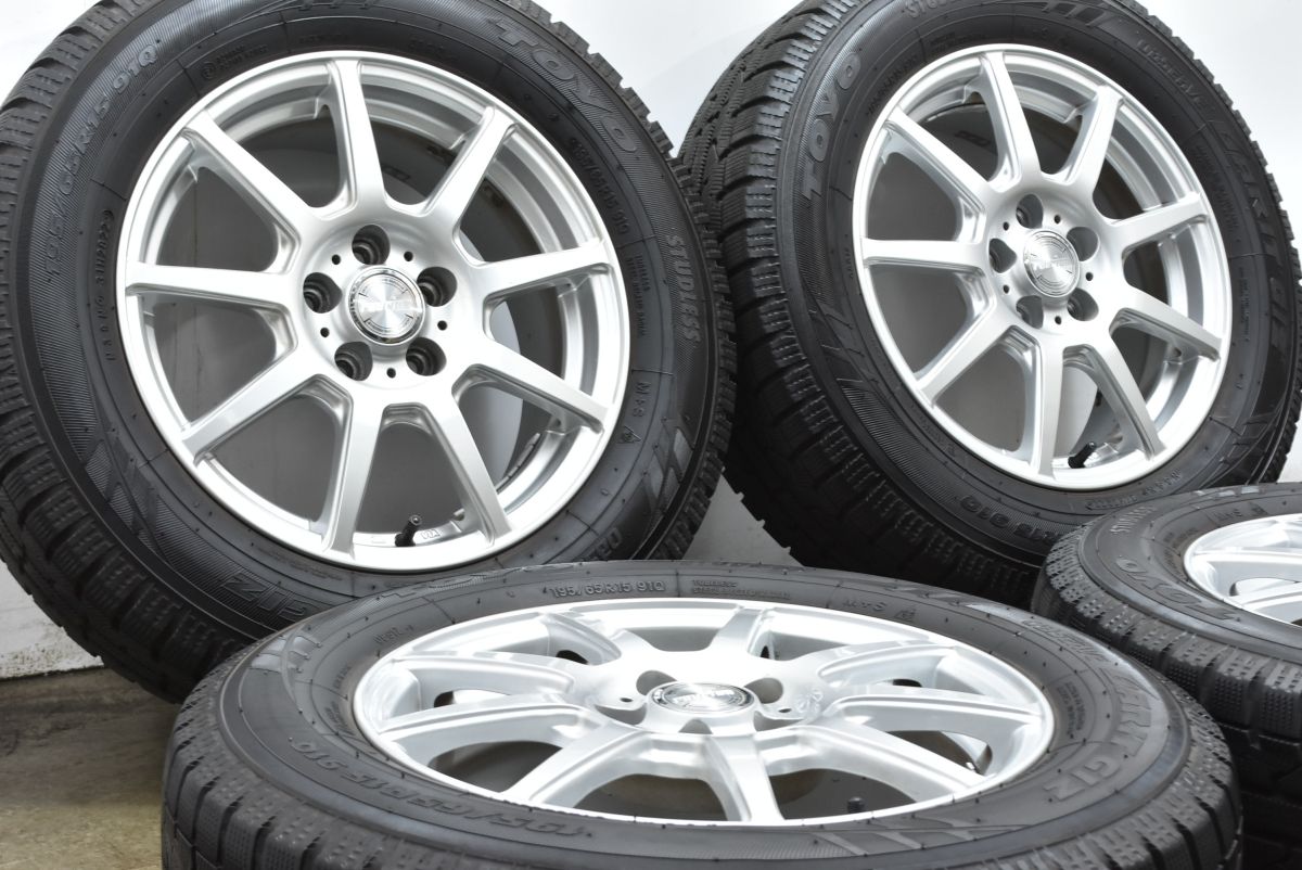 バリ溝】WEDS ラブリオン 15in 6J +40 PCD100 トーヨー ガリット GIZ 