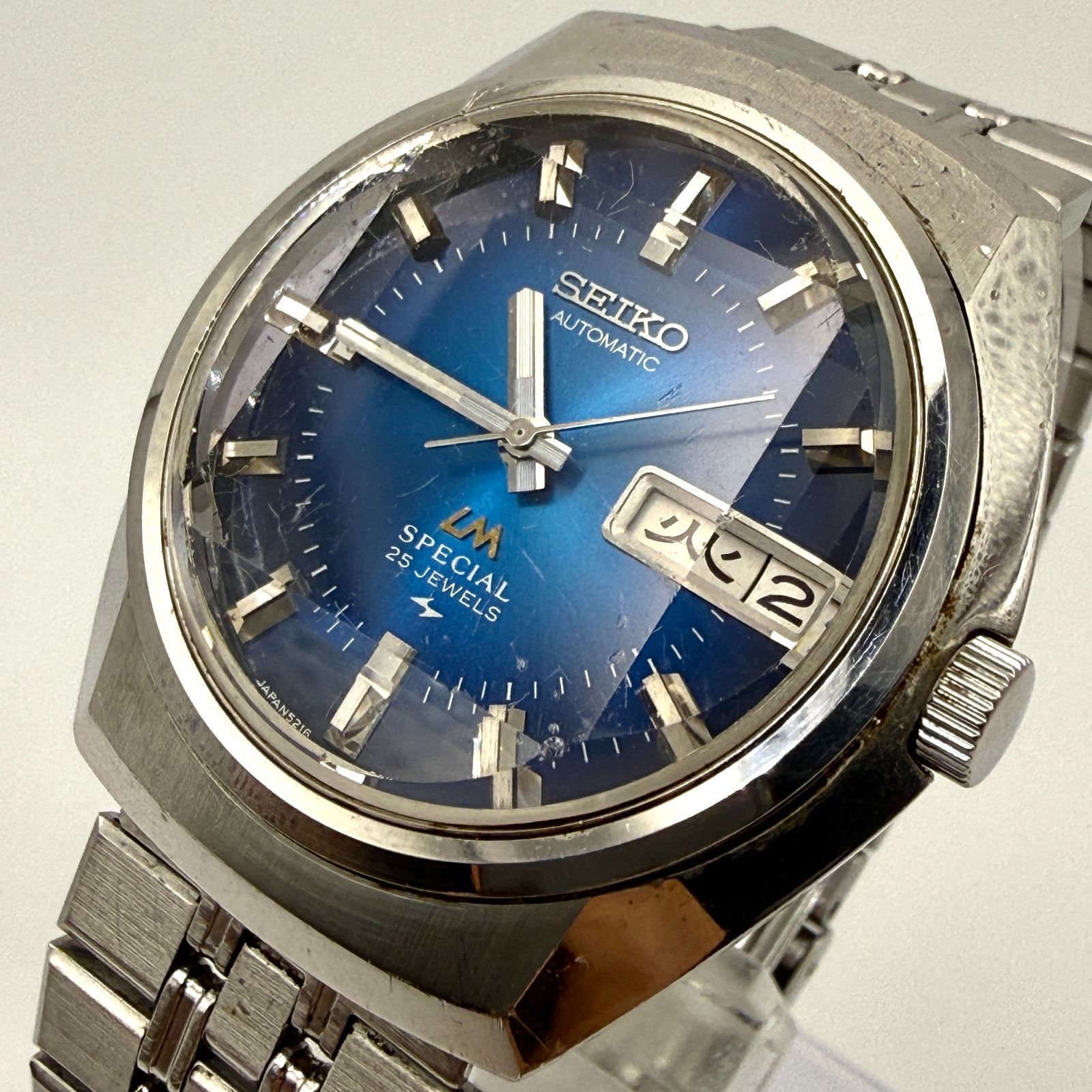 SEIKO ロードマチックSP 25石 5216-6020 正常稼働中 琥珀色 セイコー 