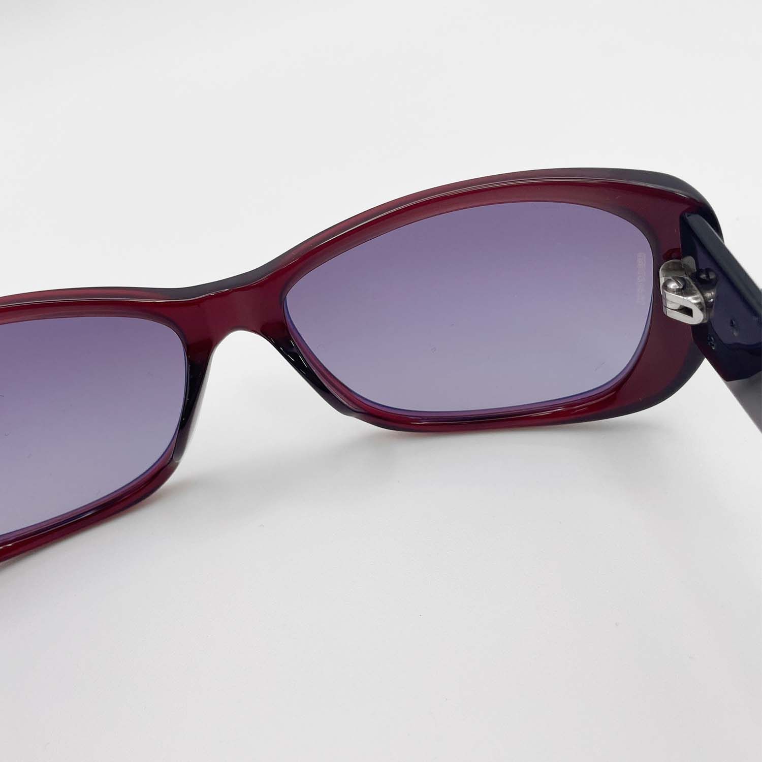 CHANEL シャネル サングラス 5186-A カメリア ココマーク ボルドー 【中古】 CHANEL シャネル サングラス 5186-A カメリア ココマーク ボルドー
