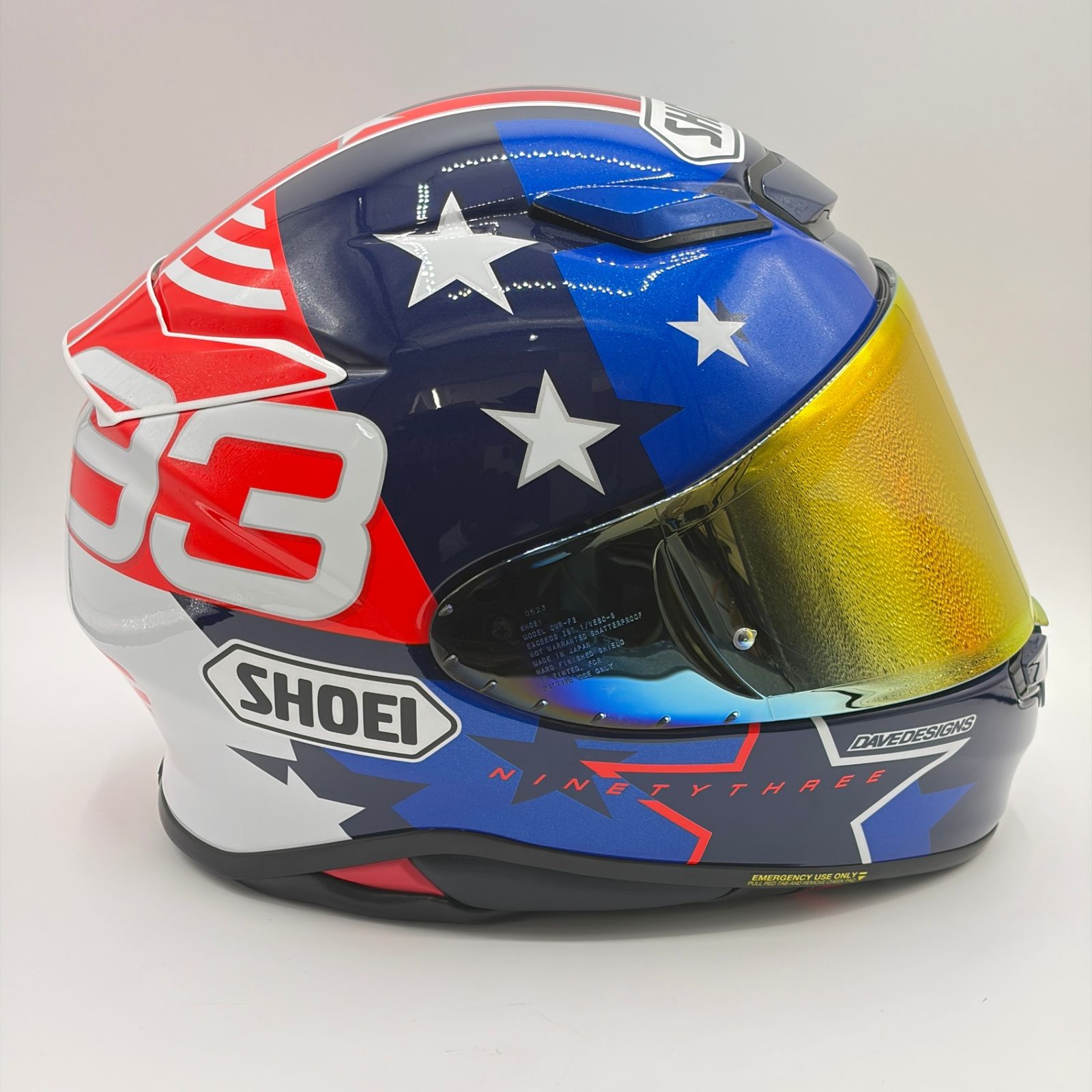極美品】 SHOEI Z-8 マルケス・アメリカン・スピリット MARQUEZ AMR TC 