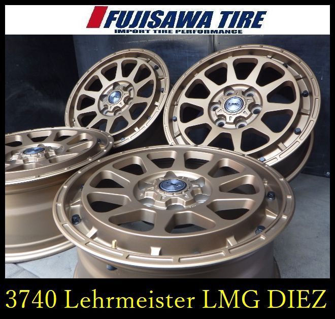 【3740】A▲送料無料▲Lehrmeister LMG DIEZ 平座ナット▲18x8.0J 6穴 PCD139.7 +55▲4本 26102483