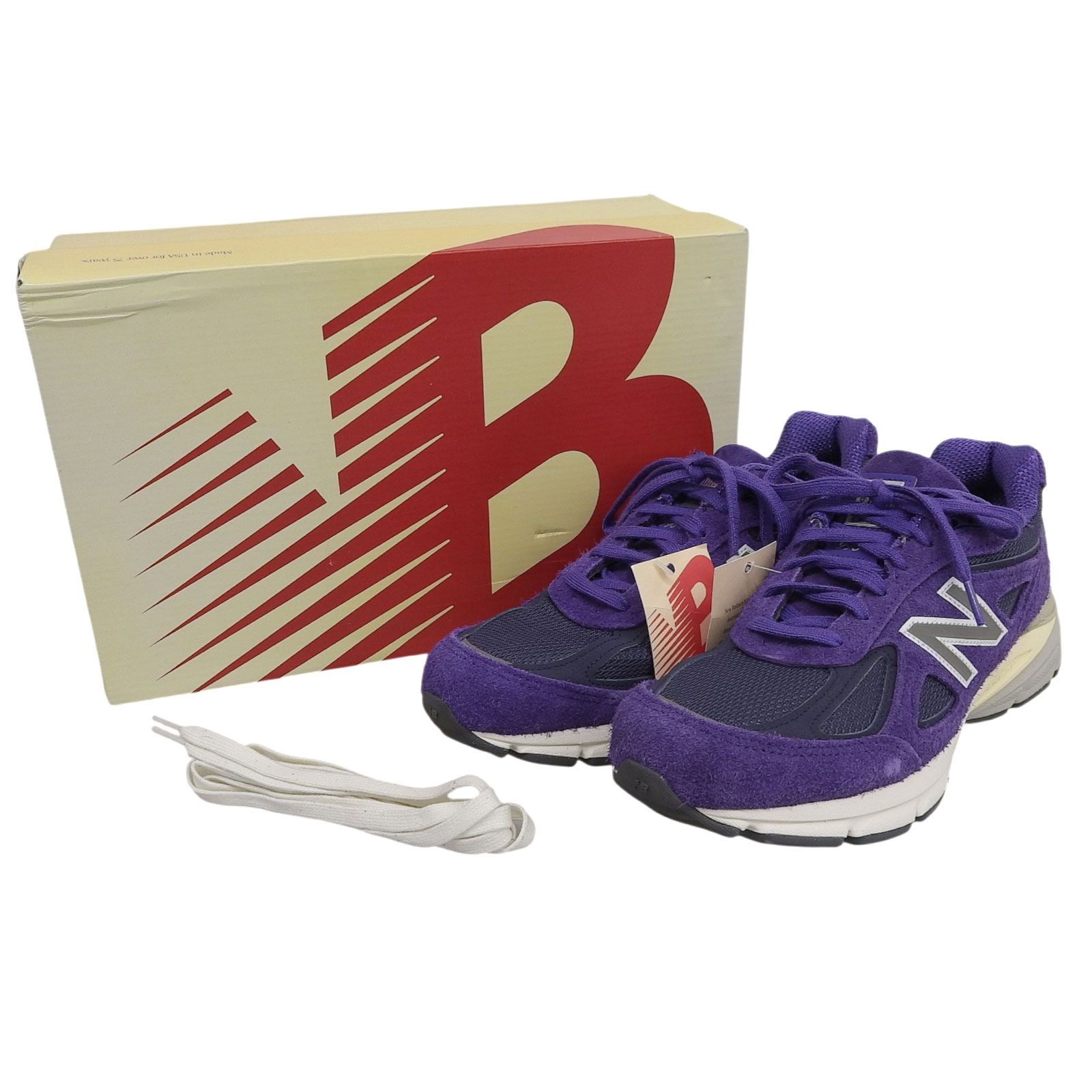 未使用品△USA製 NEW BALANCE ニューバランス U990TB4 990V4 Purple 
