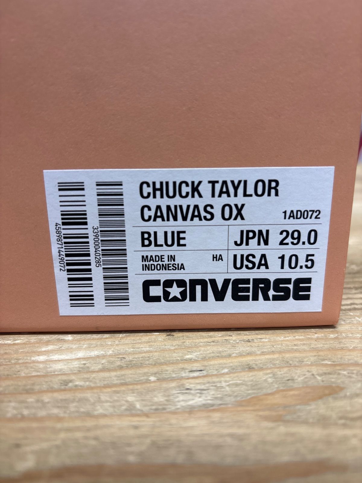 GQ5305◇CONVERSE addict : 26ss CHUCK TAYLOR CANVAS OX◇29cm◇ BLUE