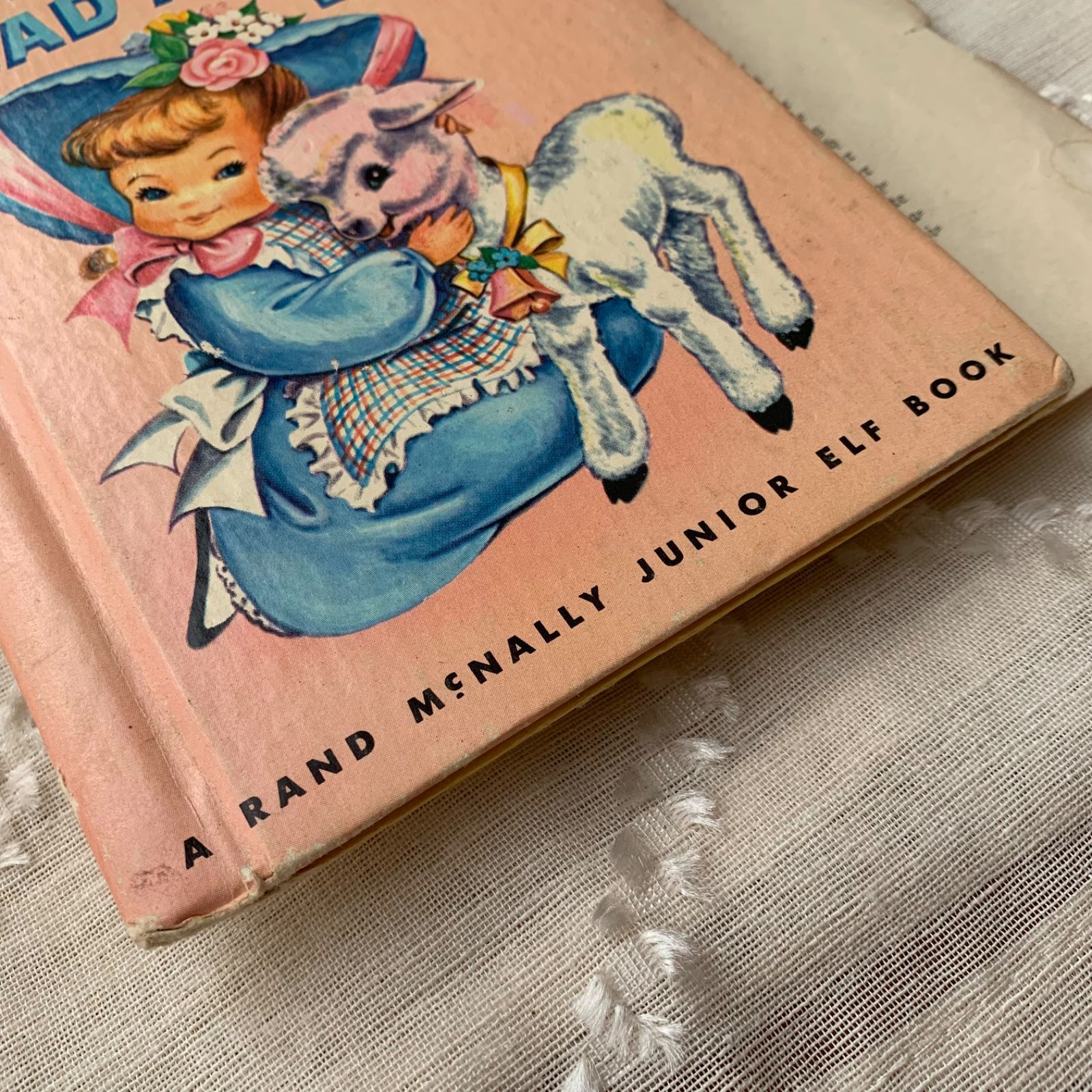 ヴィンテージ絵本『Mary Had a Little Lamb』ジャンクジャーナル素材