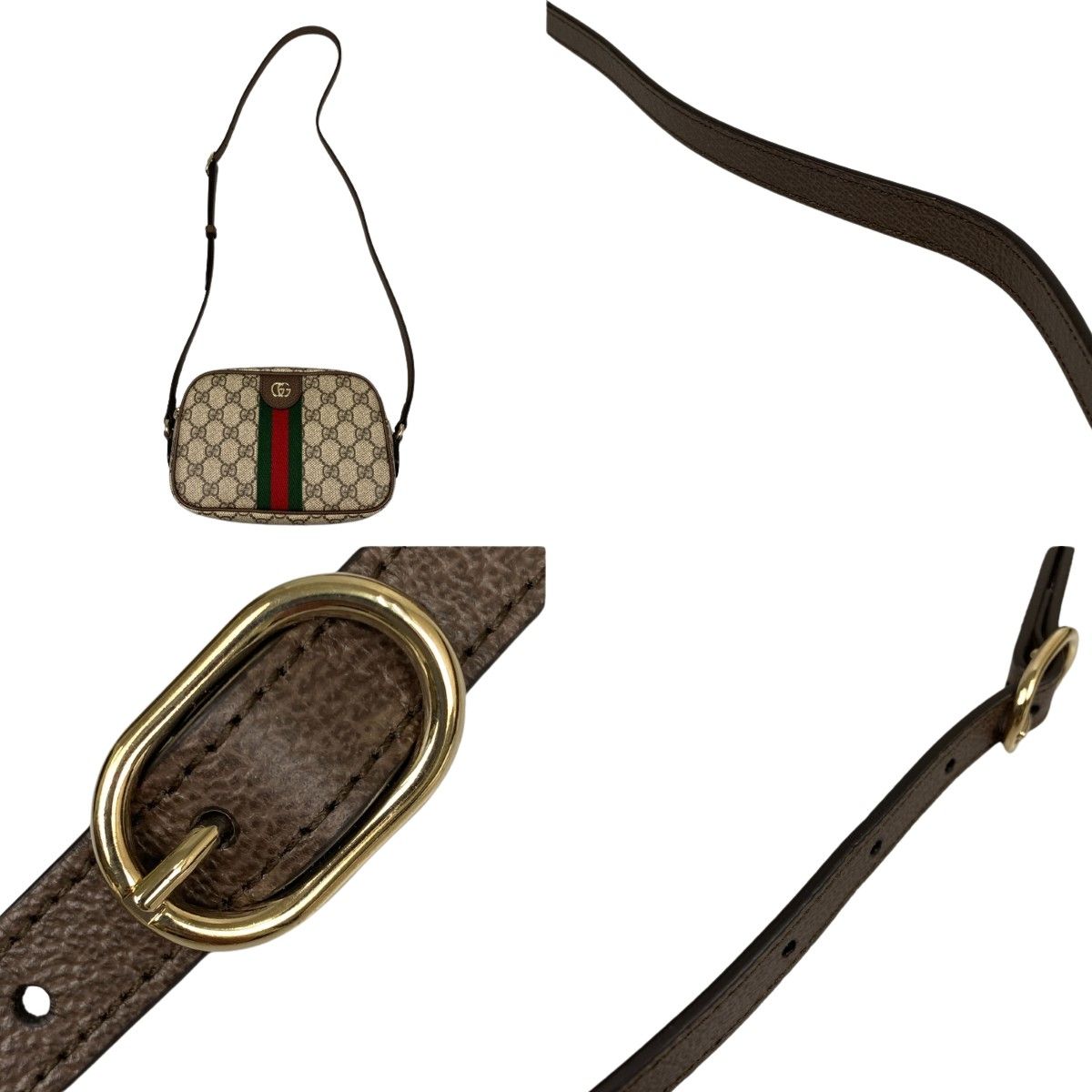 GUCCI グッチ スモール カメラバッグ GGスプリーム ショルダーバッグ