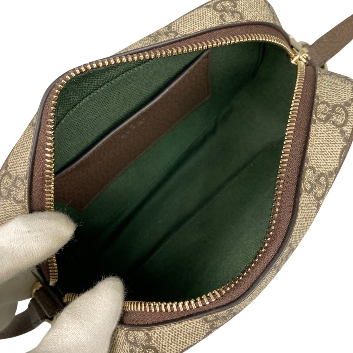 GUCCI グッチ スモール カメラバッグ GGスプリーム ショルダーバッグ