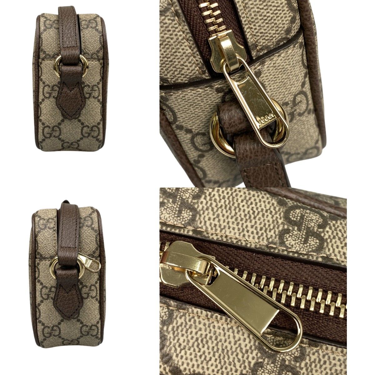 GUCCI グッチ スモール カメラバッグ GGスプリーム ショルダーバッグ