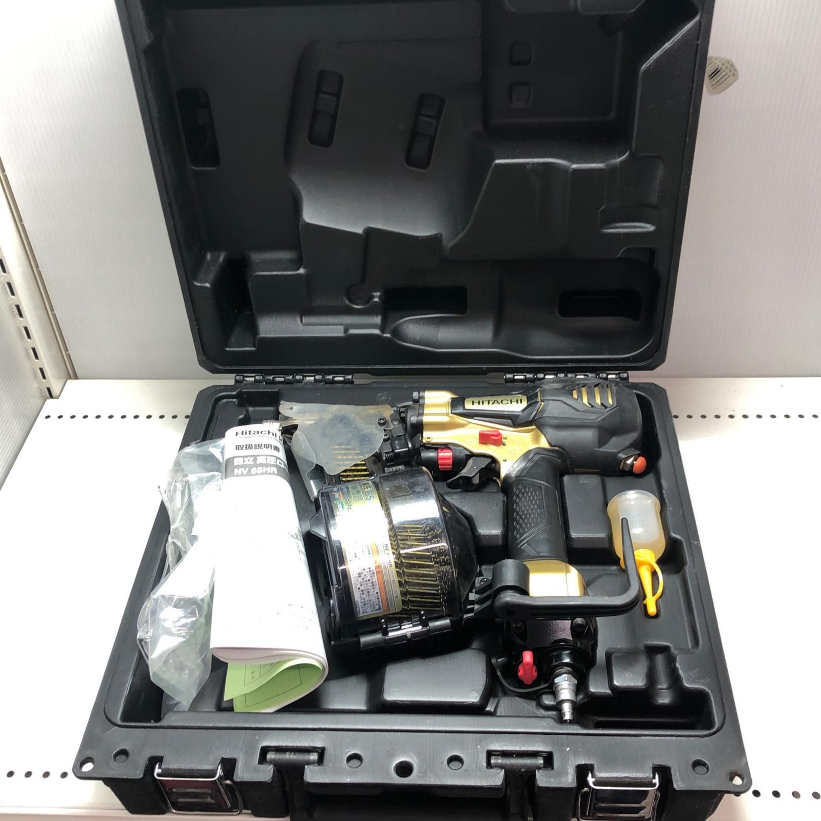 日立工機 65mm高圧ロール釘打ち機 NV65HR - メルカリ
