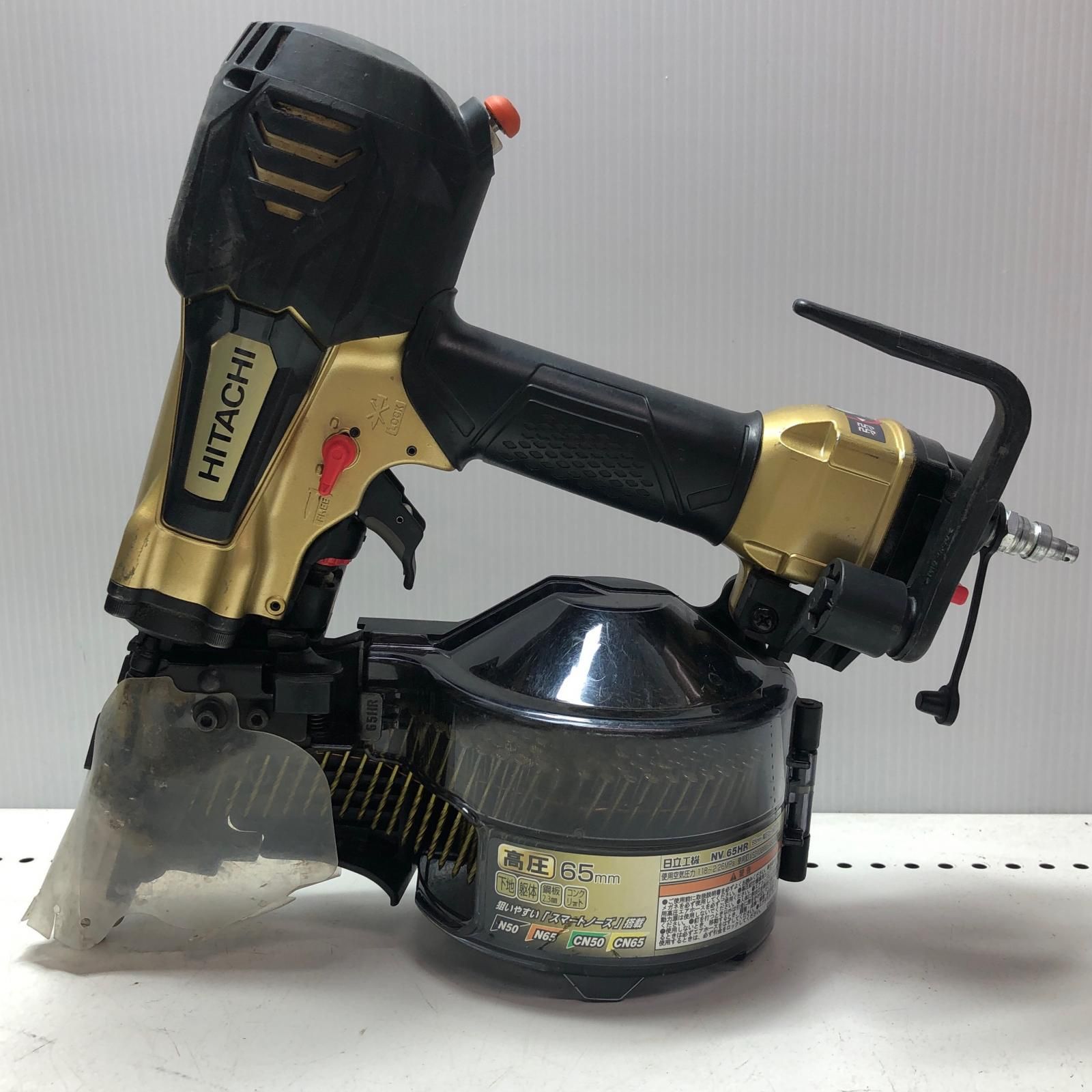 日立工機 65mm高圧ロール釘打ち機 NV65HR - メルカリ