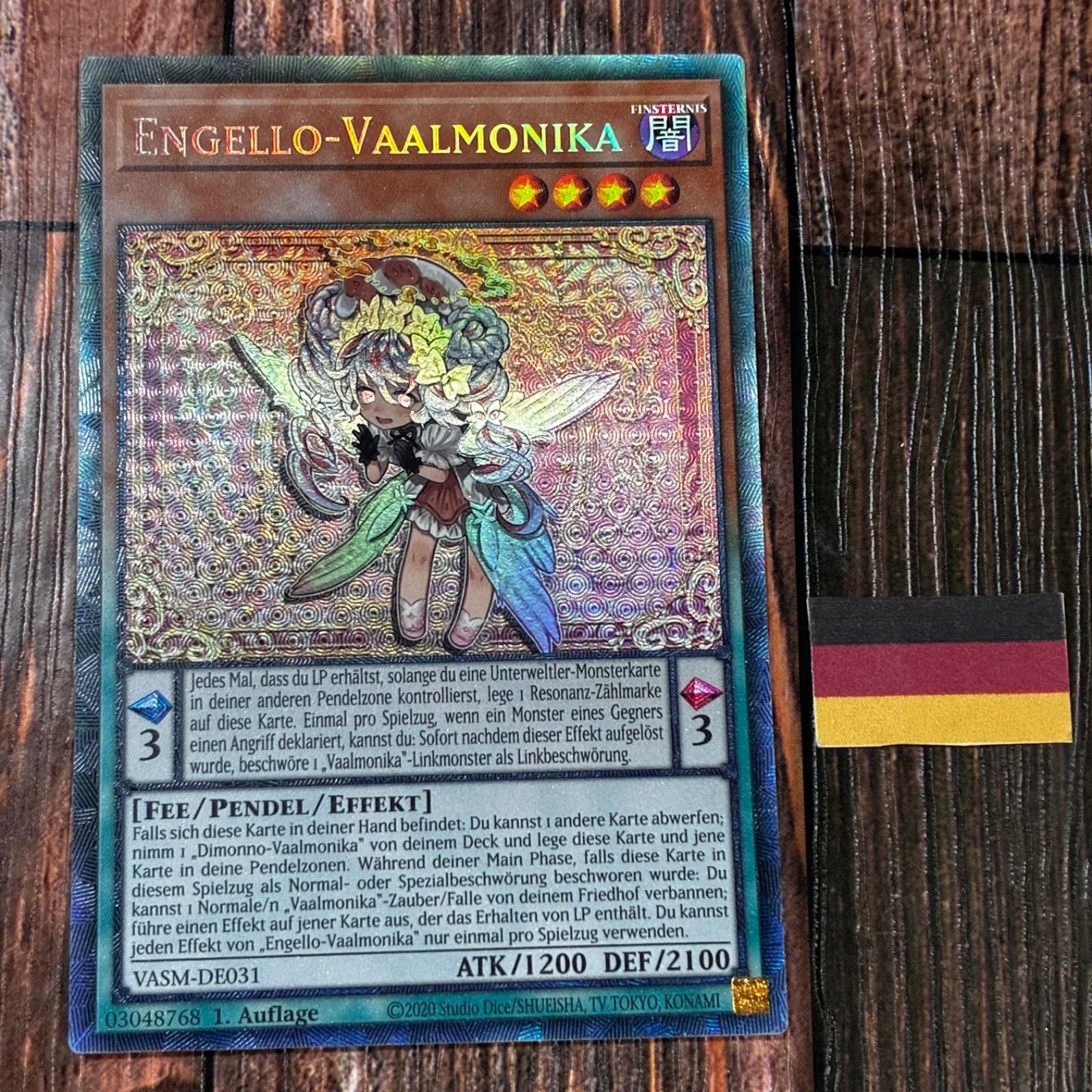 遊戯王 ドイツ版 EU版 アンジェロ・ヴァルモニカ 天使の聲