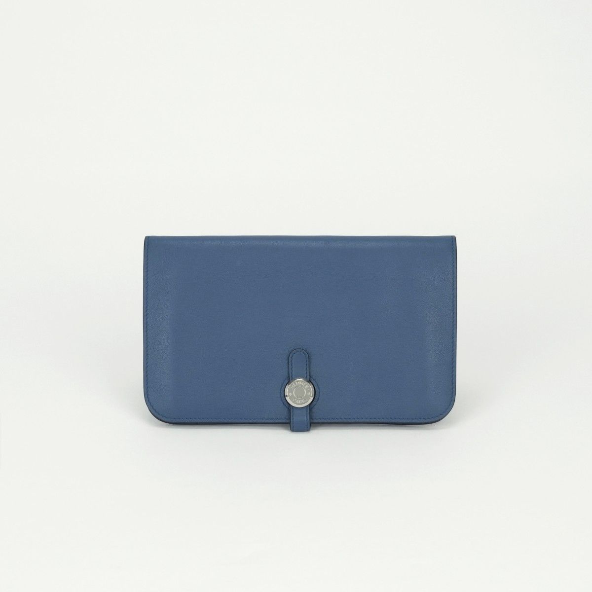 エルメス HERMES ドゴンGM ドゴン GM ドゴンデュオ 財布 長財布 ロングウォレット エバーカラー アズール Azur ブルー Blue 青 水色 シルバー金具 エヴァーカラー ポーチ 小銭入れ エルメス HERMES ドゴンGM ドゴン GM ドゴンデュオ 財布 長財布 ロング