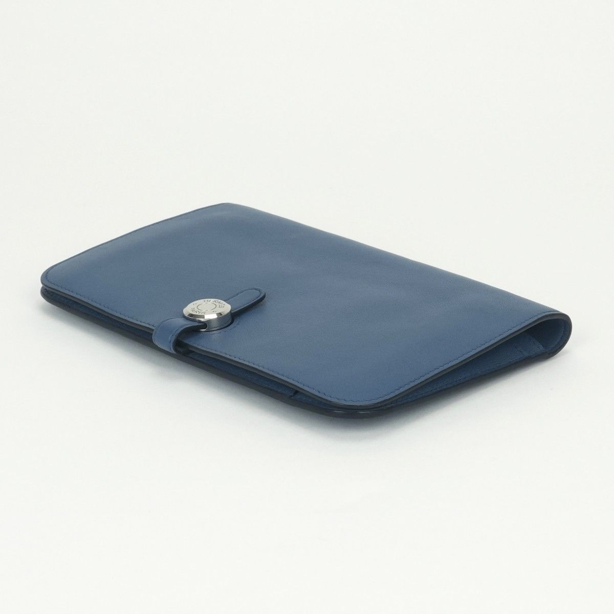 エルメス HERMES ドゴンGM ドゴン GM ドゴンデュオ 財布 長財布 ロングウォレット エバーカラー アズール Azur ブルー Blue 青 水色 シルバー金具 エヴァーカラー ポーチ 小銭入れ 最高級美品】エルメス ドゴンGM ブルージーン トゴ デュオ 長財布