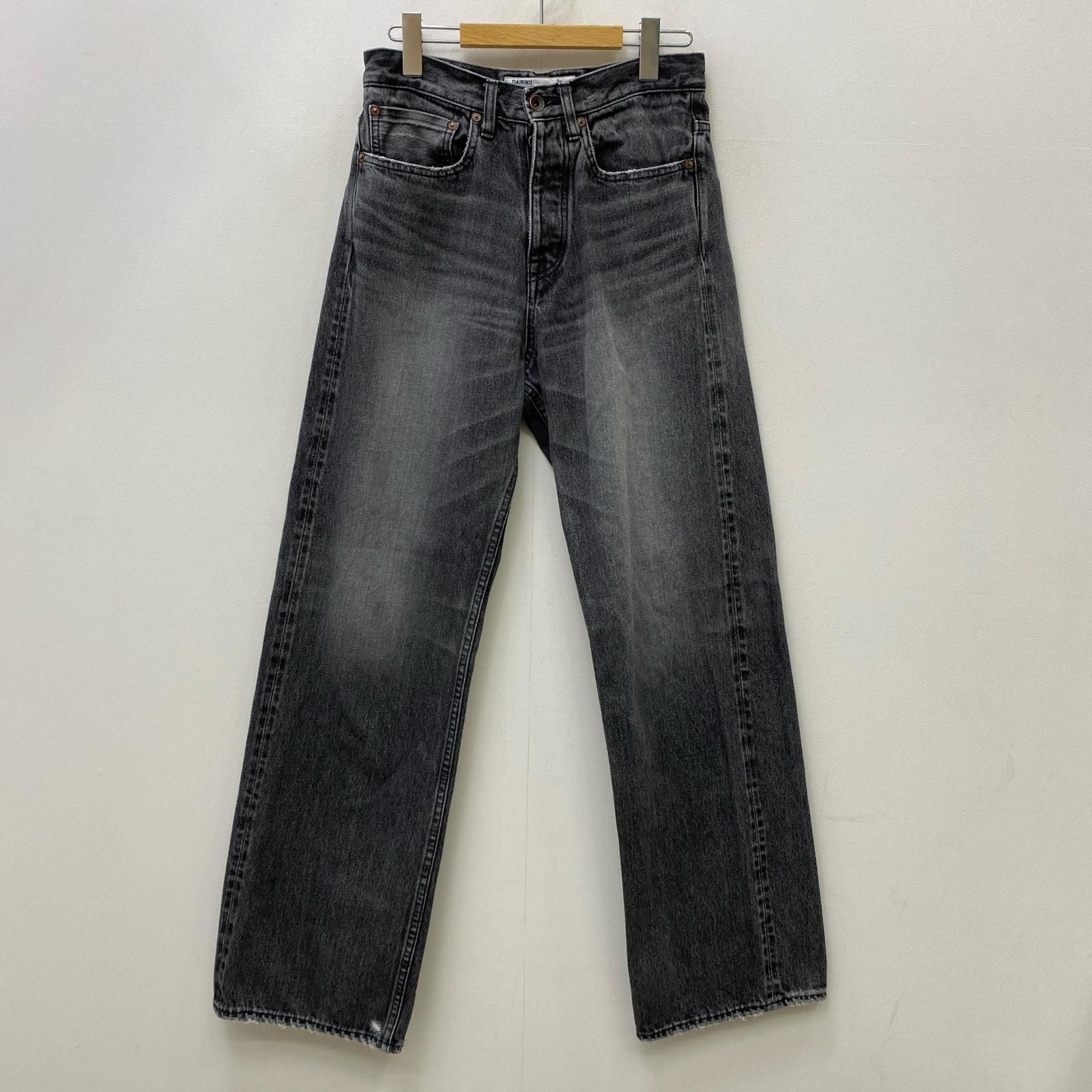 DAIRIKU ブラックデニム 27 定価79200円 22AW DAIRIKU セルビッチ 