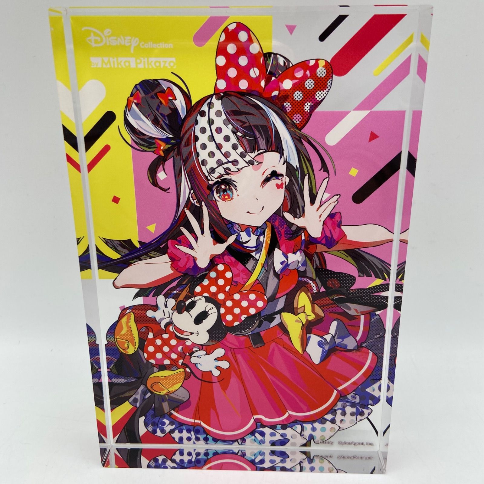 Disney ディズニー Collection by Mika Pikazo アクリルブロック TOKYO