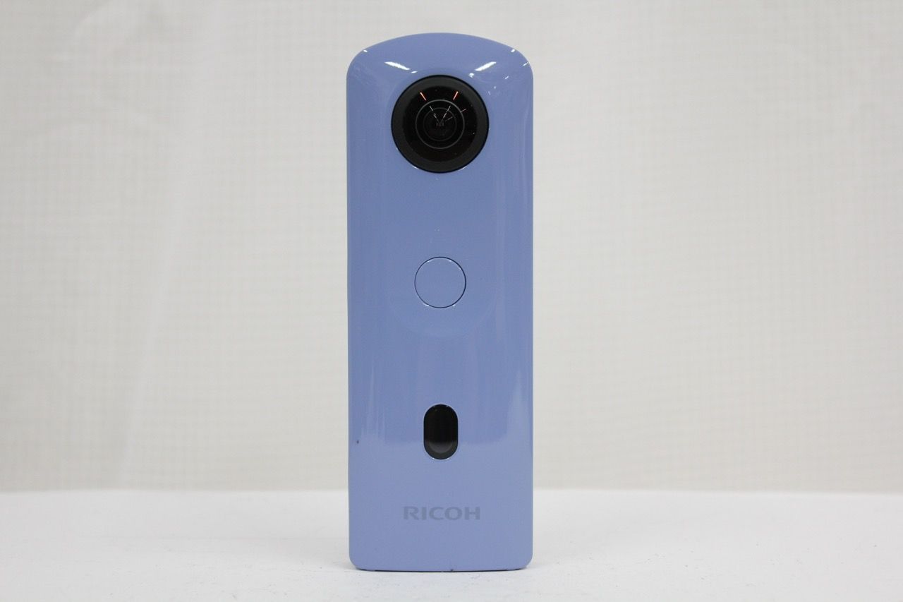 返品保証】 【元箱付き】リコー Ricoh THETA SC2 ブルー ソフトケース