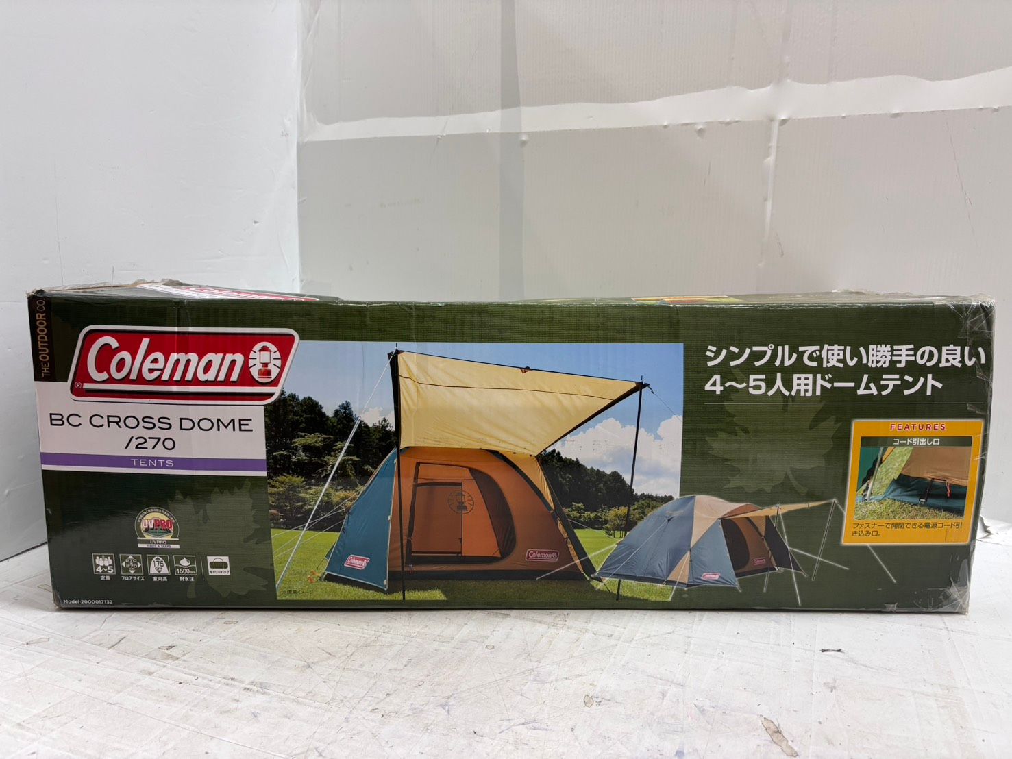 送料無料h13602 Coleman コールマン テント BCクロスドーム 270 