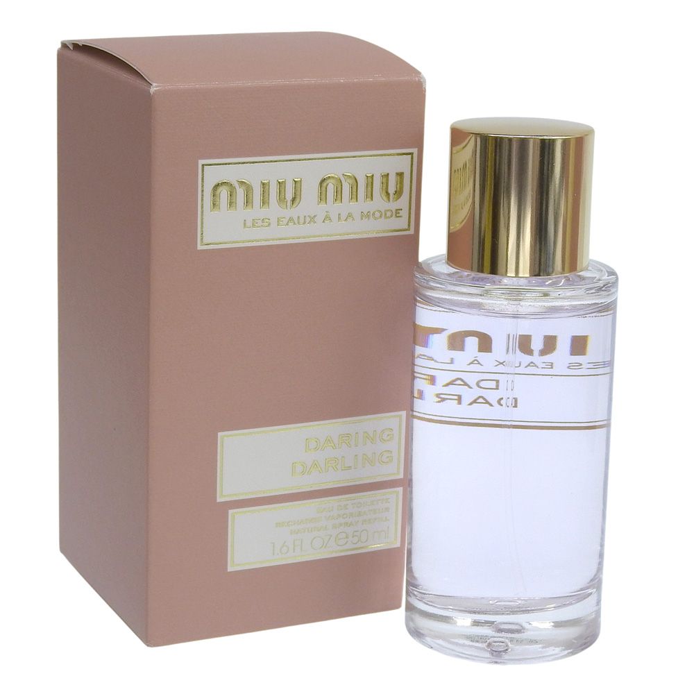 ミュウミュウ香水　シリアルプレイヤー　デアリングダーリン50ml ケースセット 未使用品 ミュウミュウ MIUMIU ケースセット レゾーアラモード