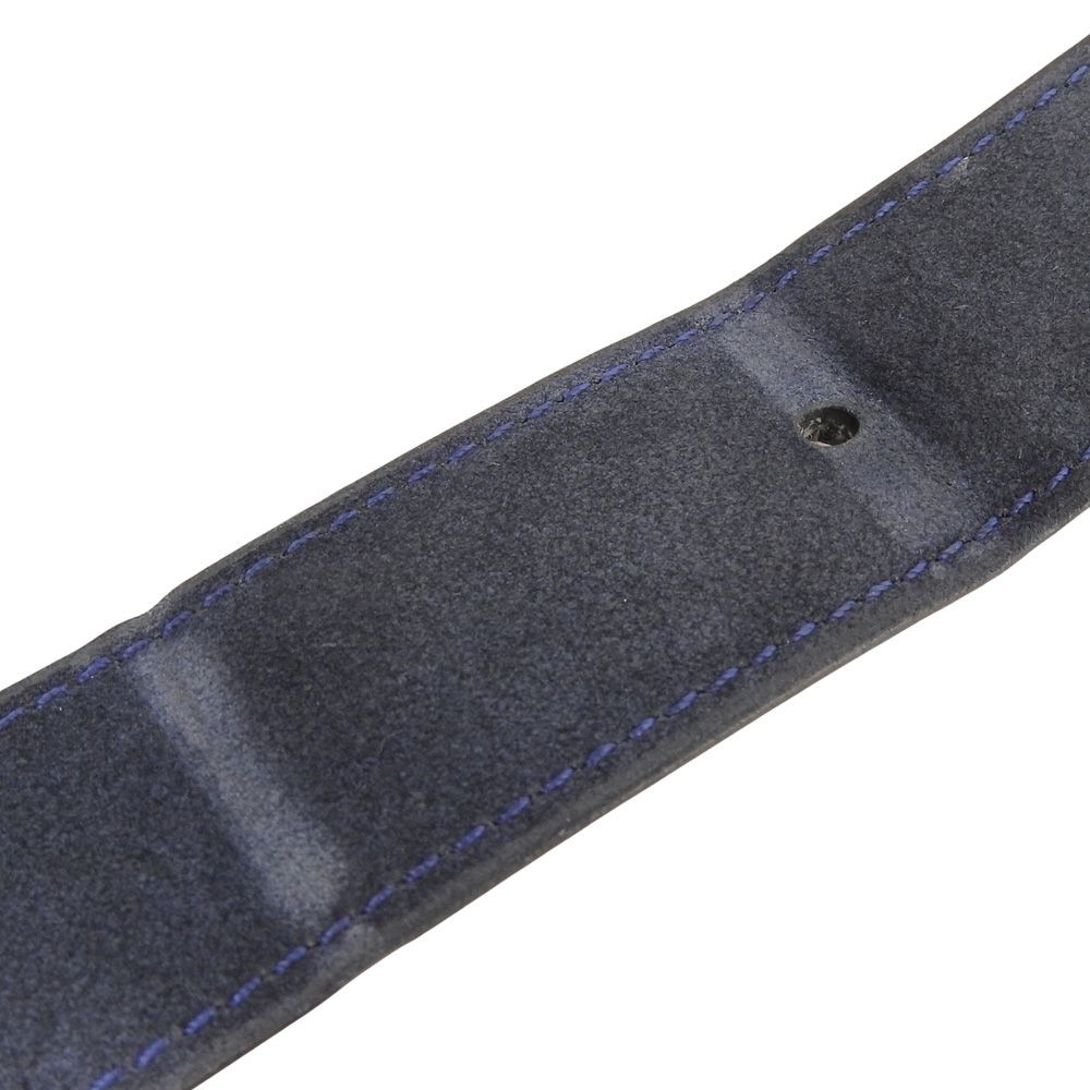 美品 JMウエストン J.M WESTON スエード ベルト シルバー バックル