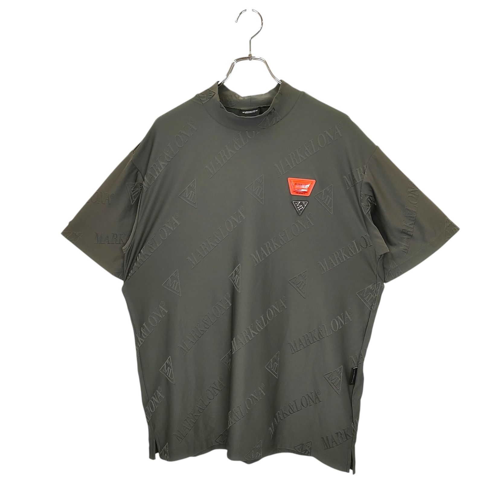 MARK & LONA（マークアンドロナ）半袖モックネックシャツ 38 割引き MARKu0026LONA マークアンドロナ モックネック 半袖シャツ