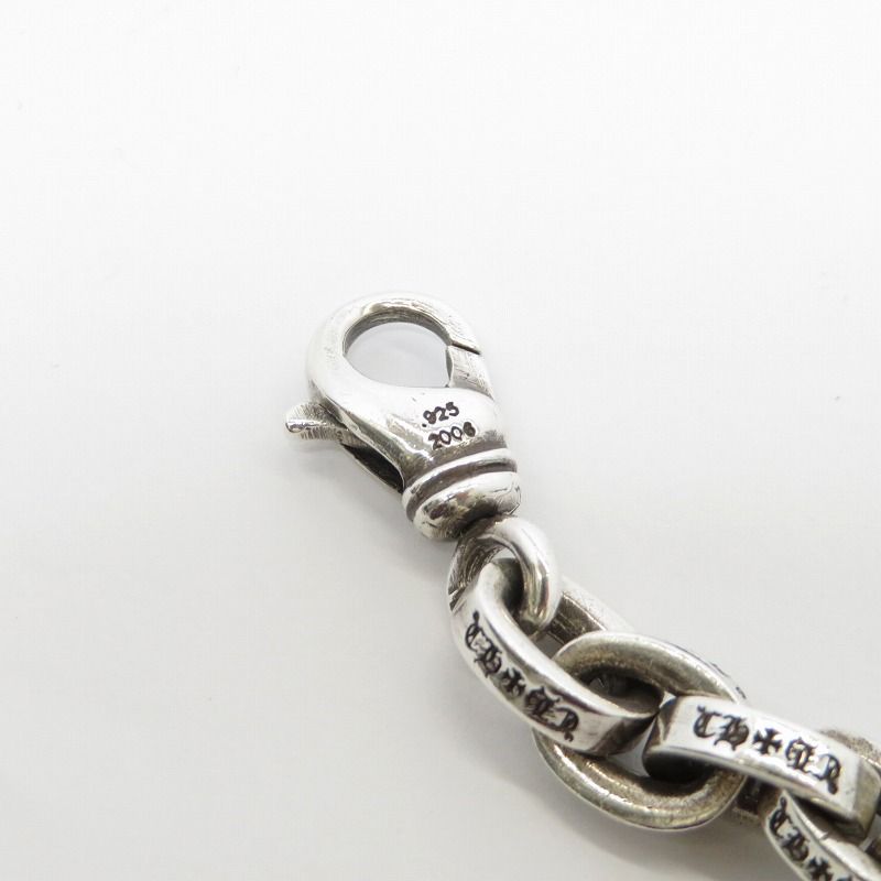 【瀬戸大橋店】 中古 CHROME HEARTS | クロムハーツ ブレスレット ラージペーパーチェーンブレスレット シルバー 【134】 瀬戸大橋店】 中古 CHROME HEARTS | クロムハーツ ブレスレット ラージ