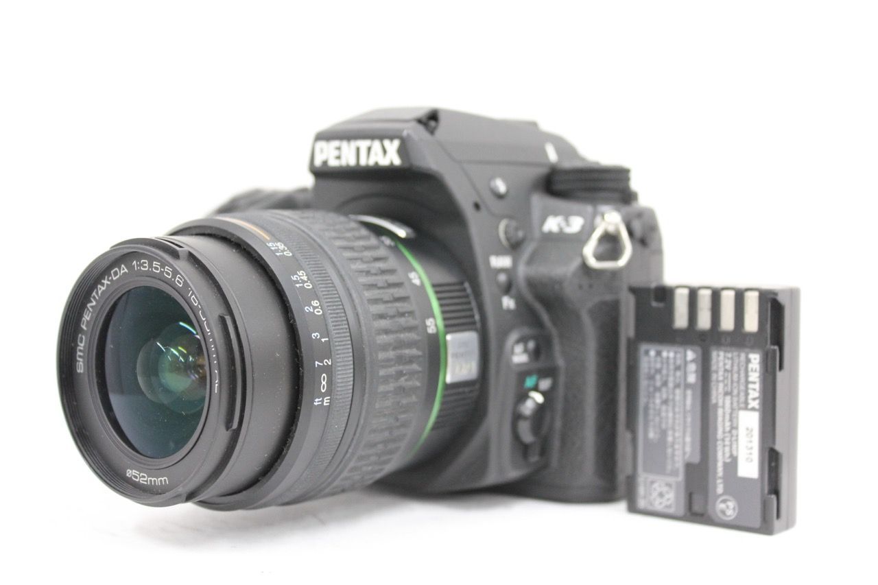 [반품 보증] [셔터 24119] 펜탁스 펜탁스 K-3 SR smc 펜탁스-DA 18-55mm F3.5-5.6 AL 디지털 싱글 렌즈 e8485