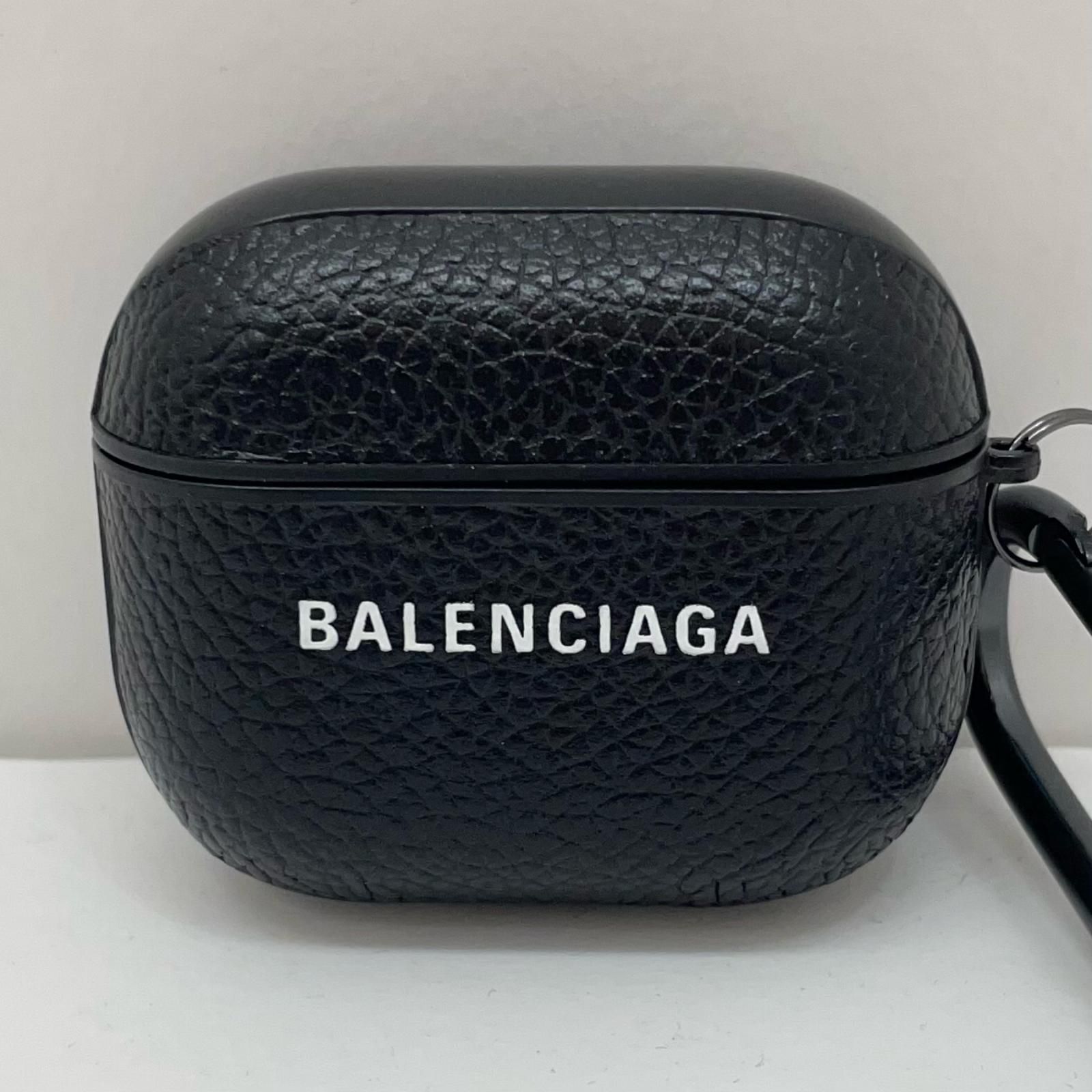 中古】BALENCIAGA | バレンシアガ イヤホンケース 698364 ブラック