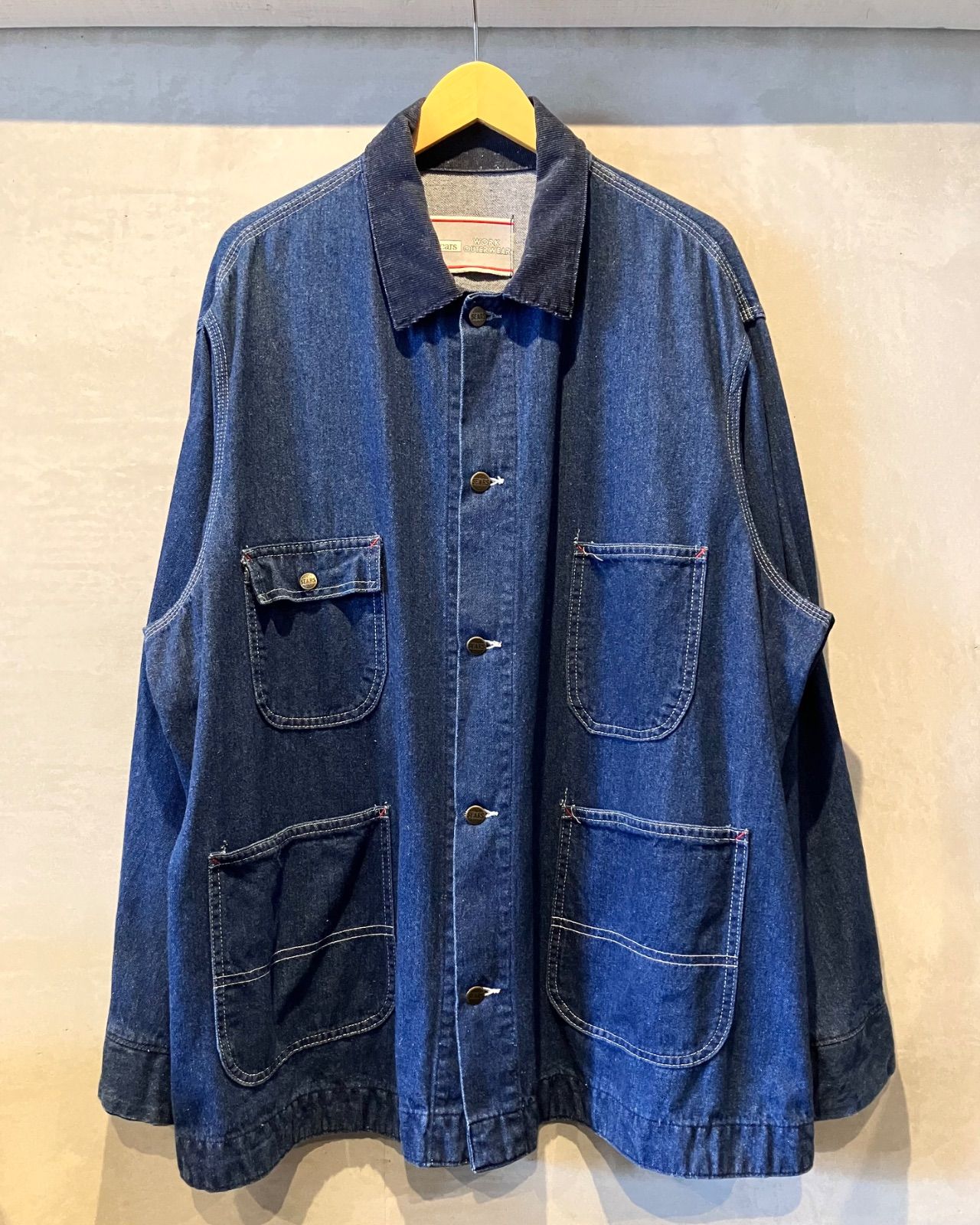 70s Sears デニムカバーオール (超メルカリ市限定価格) 70s Sears デニムカバーオール (超メルカリ市限定価格) 70s Sears