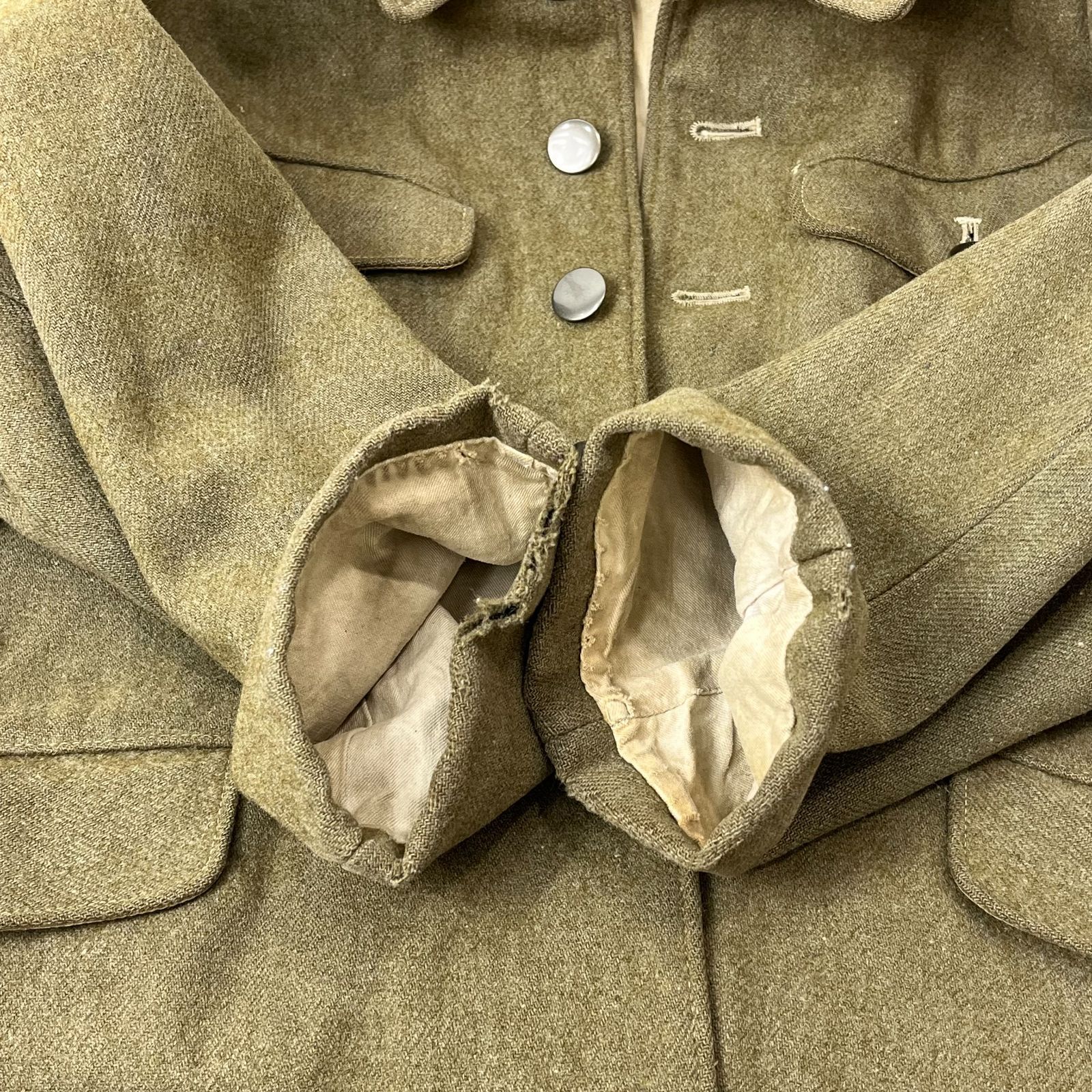 旧日本軍 ヴィンテージミリタリー ジャケット レトロ 九十八式軍衣 