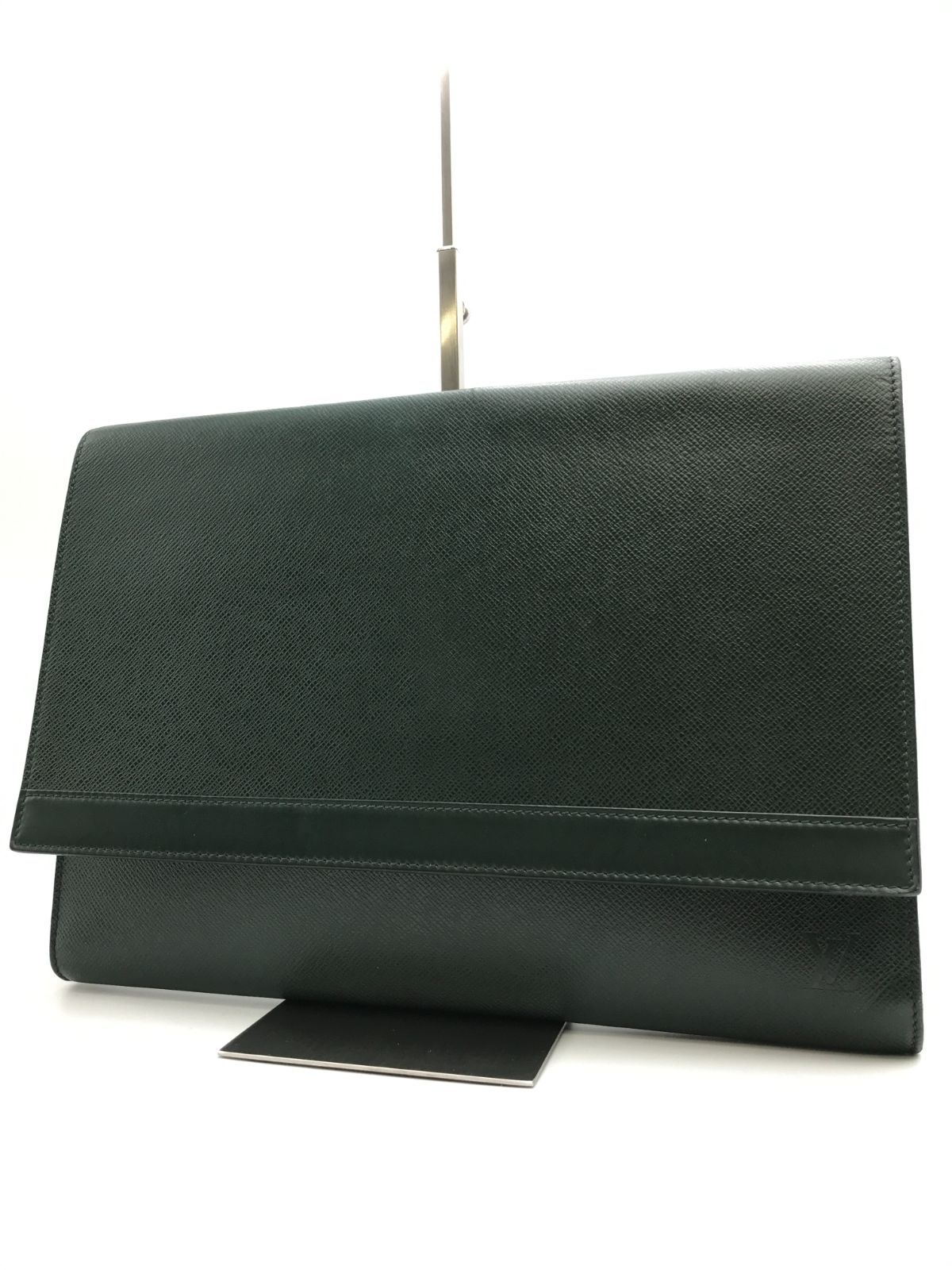 LOUIS VUITTON　ルイヴィトン　クラッチバッグ　ビジネスバッグ　タイガ　グリーン系　5147