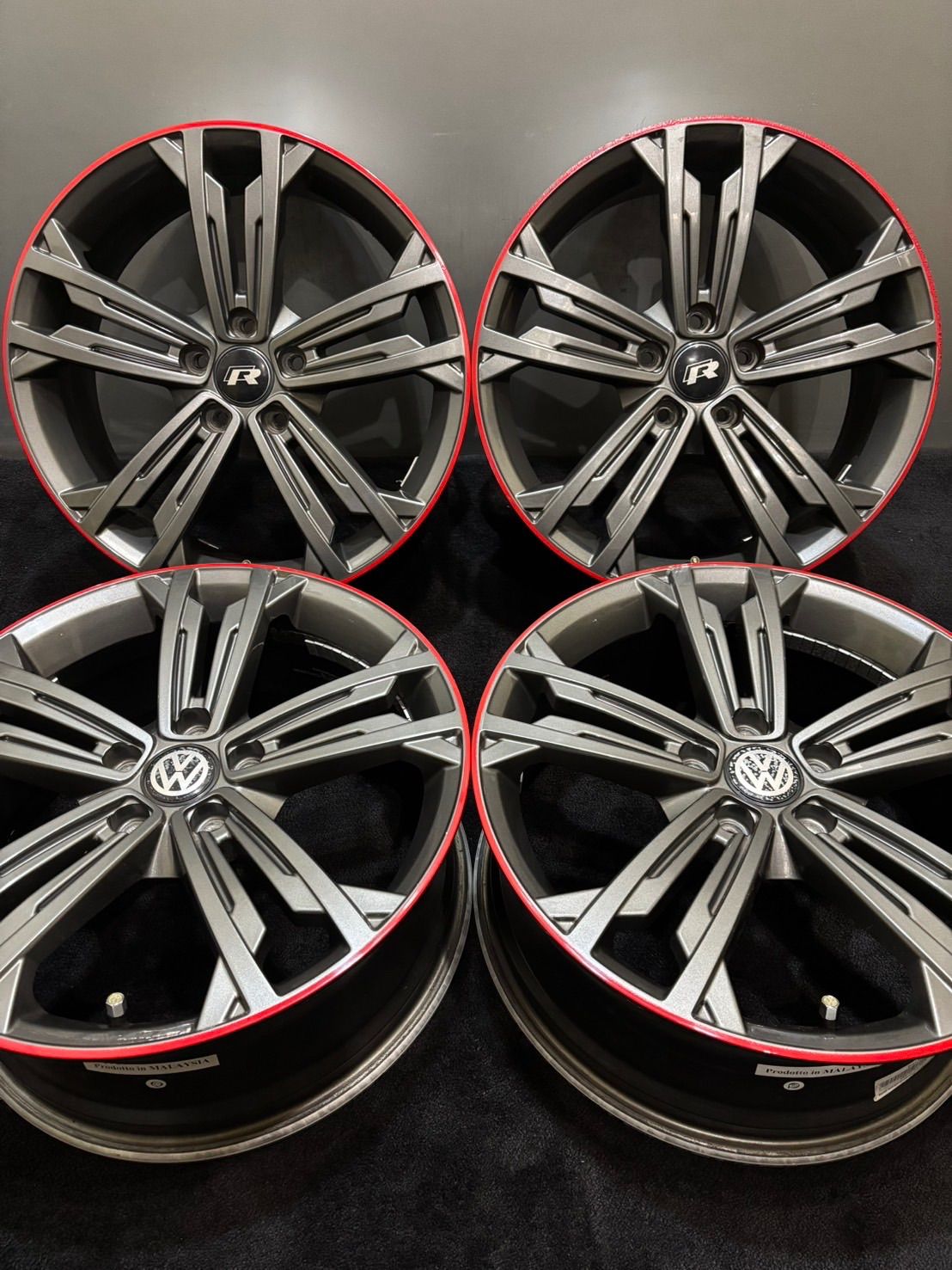WSP ITALY 18インチ8J ET47 VW AUDI スタッドレスなどに WSP Italy 社外ホイール 18インチ 4本 8J5HPCD112+47 VW