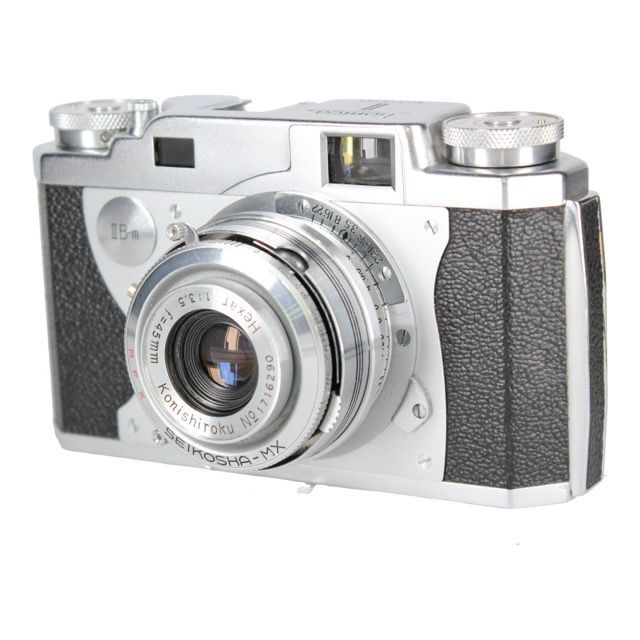 カメラ 【返品保証】 コニカ Konica II B-m Hexar 45mm F3.5 レンジ