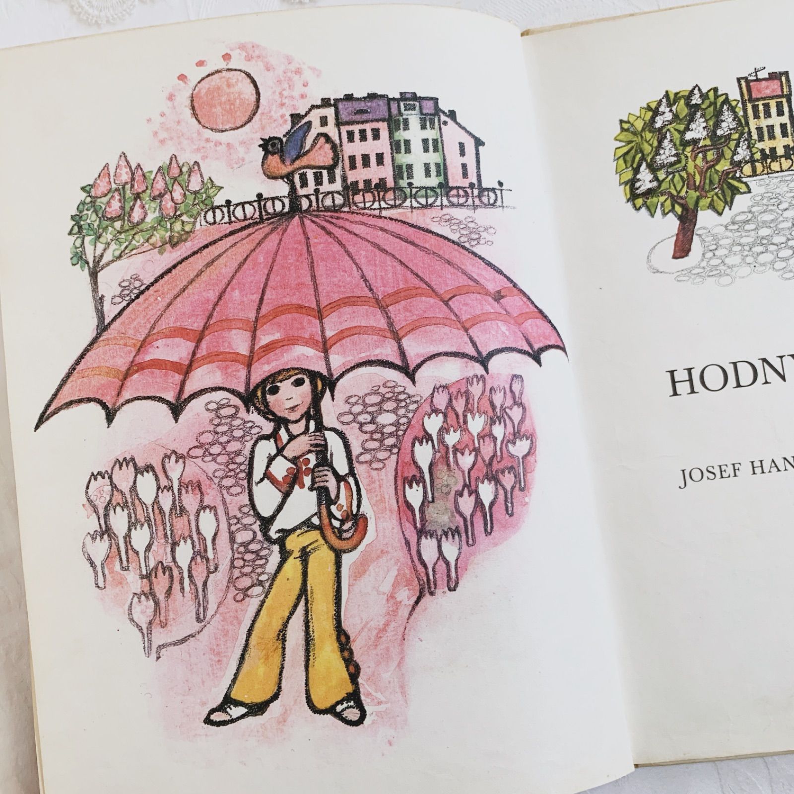 1980年-レトロ可愛いチェコ絵本-Hodný Fridolín/ビンテージ絵本 