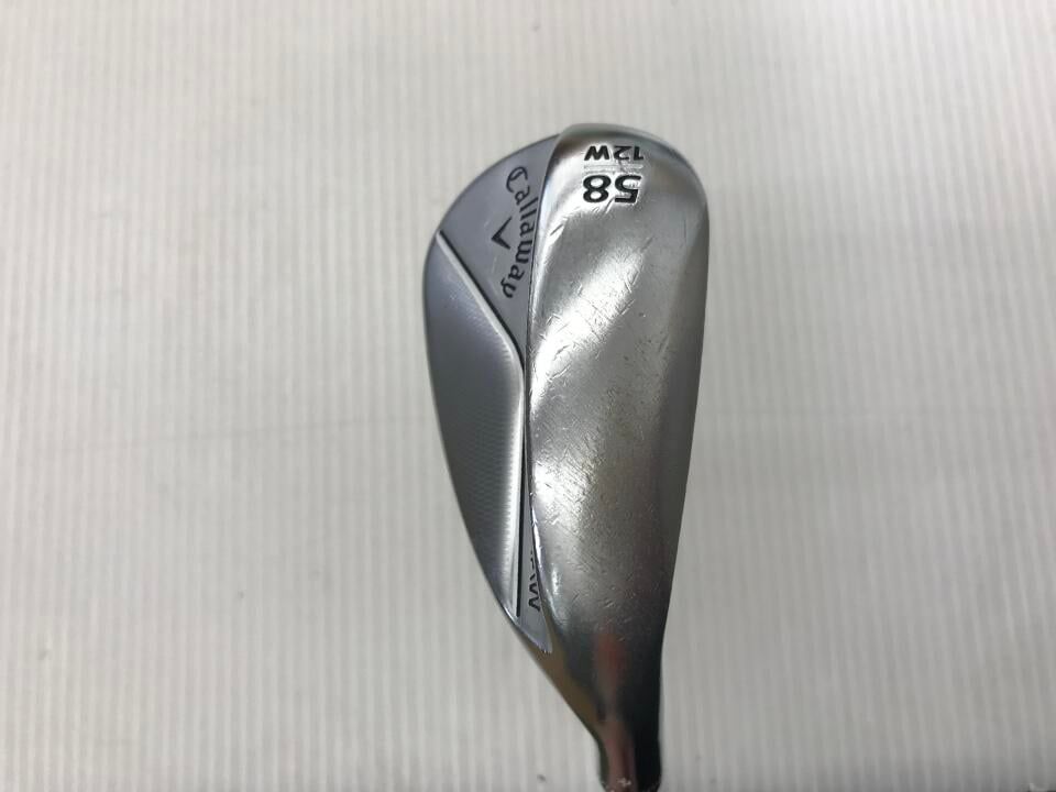 Callaway Jaws Raw 58度 ウェッジ中古品(美品) キャロウェイ JAWS RAW クロム 58度 ﾀﾞｲﾅﾐｯｸｺﾞｰﾙﾄﾞ120 R300フレックス