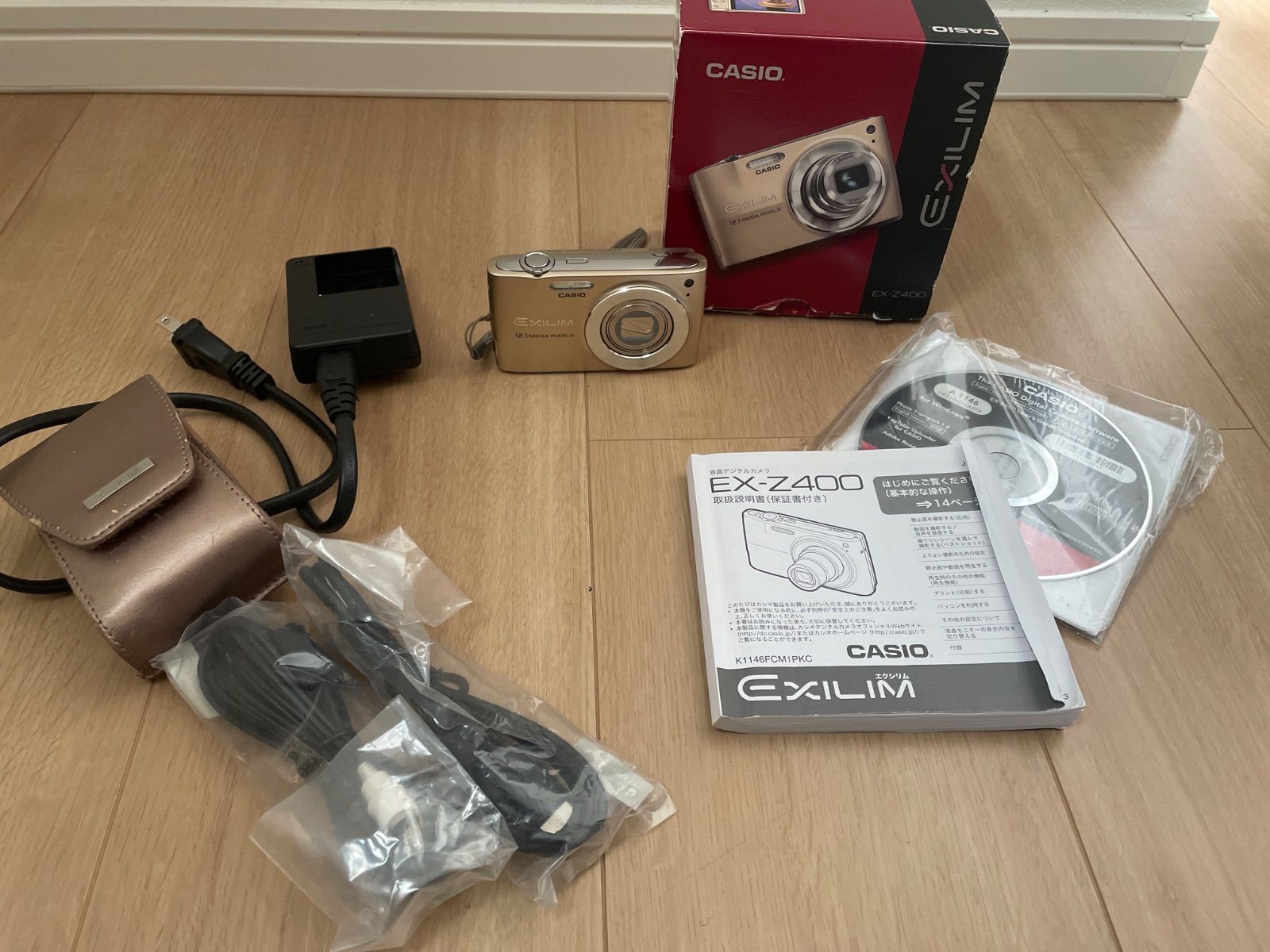 CASIO EXILIM EX-Z400 シャンパンゴールド コンパクトデジタルカメラ
