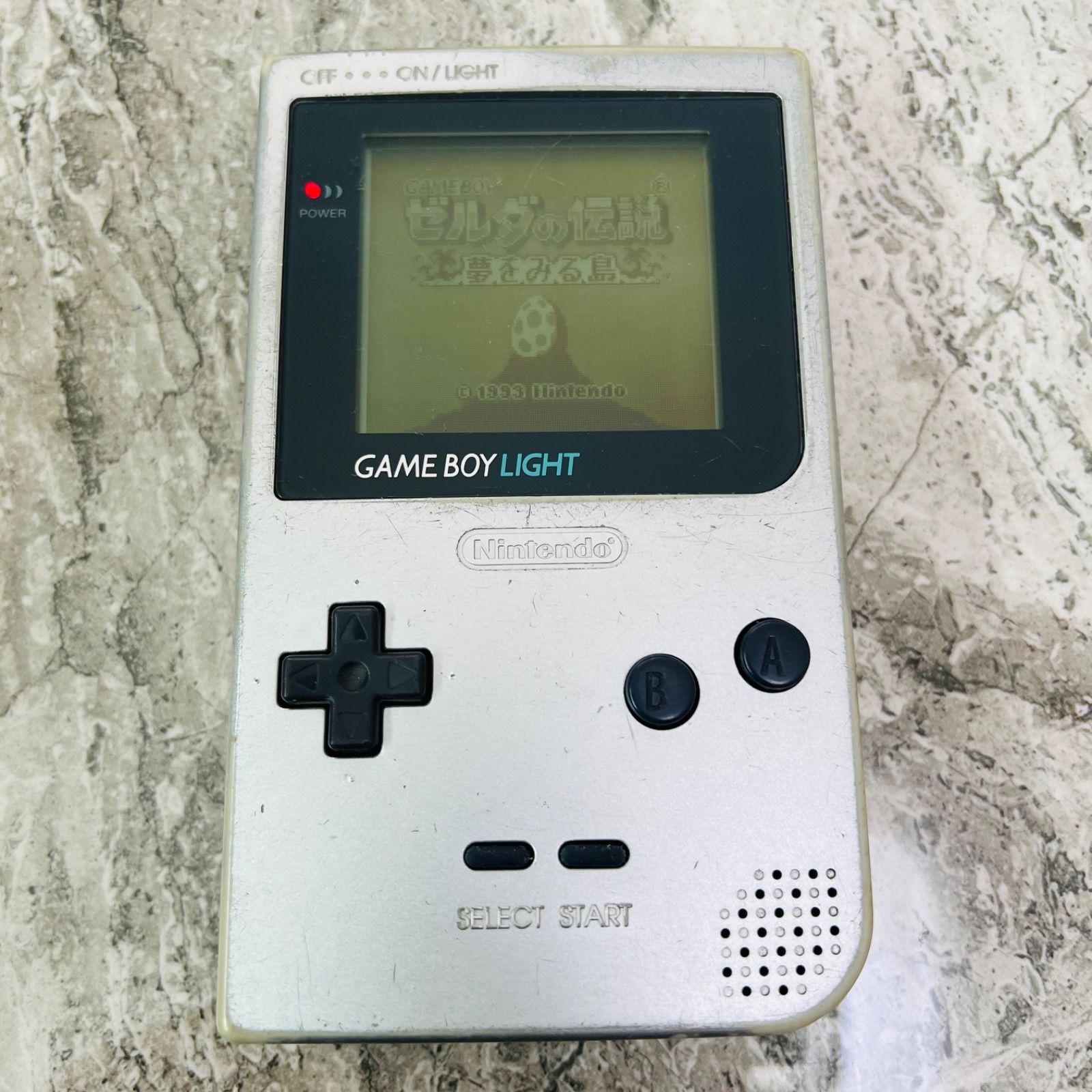 動作品】GAME BOY LIGHT シルバー - メルカリ