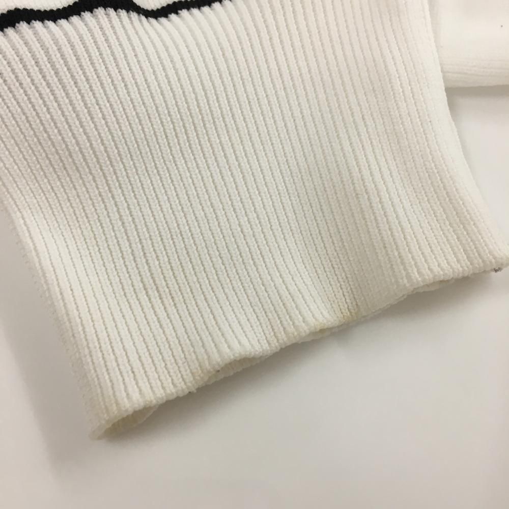 レザレクション セーター 白 ロゴ刺しゅう ニット メンズ XL ゴルフ