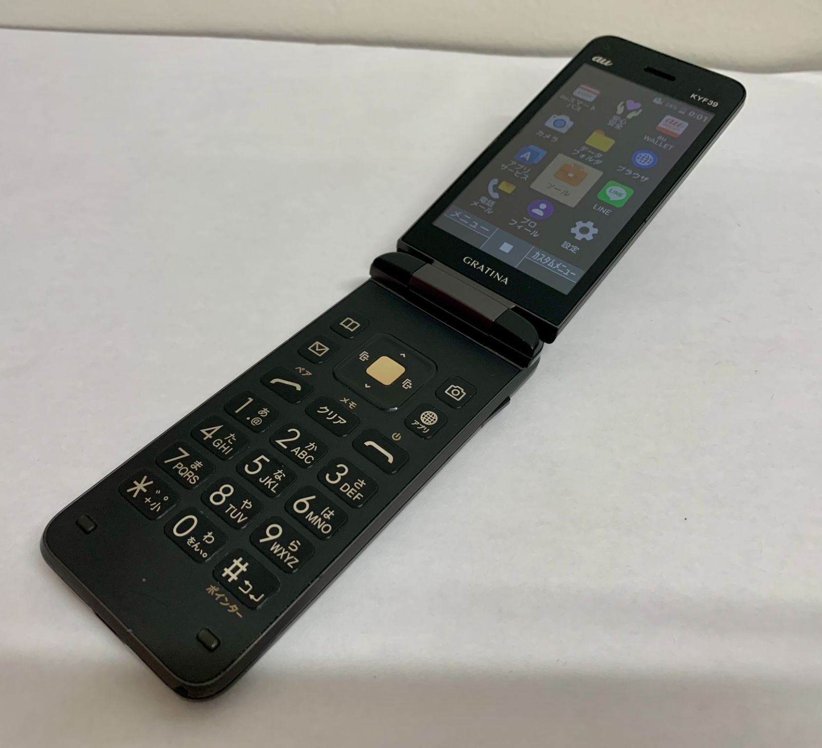 GRATINA KYF39 ブラック SIMフリー 良品 au - メルカリ