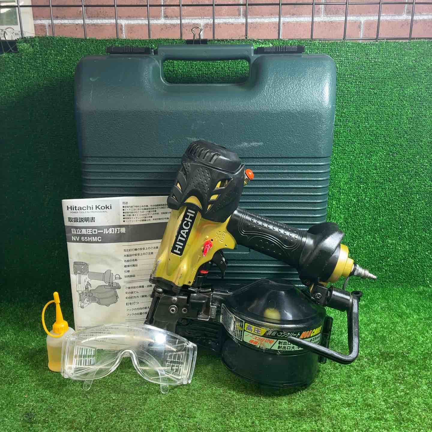 【中古】ハイコーキ HiKOKI 日立工機 NV65HM 高圧ロール釘打機 本体のみ【ハンズクラフト佐賀】 中古】ハイコーキ HiKOKI 日立工機 NV65HM 65mm高圧ロール釘打機