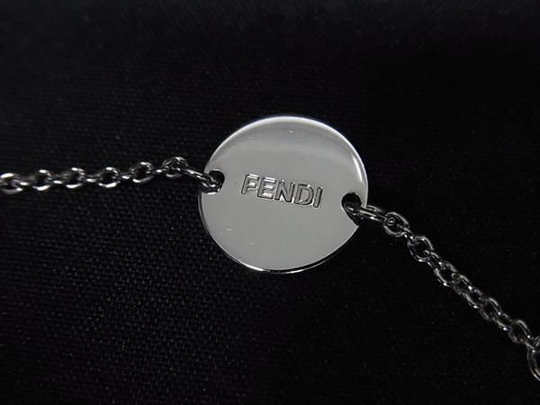 □新品同様□ FENDI フェンディ エフイズ ラインストーン ブレスレット