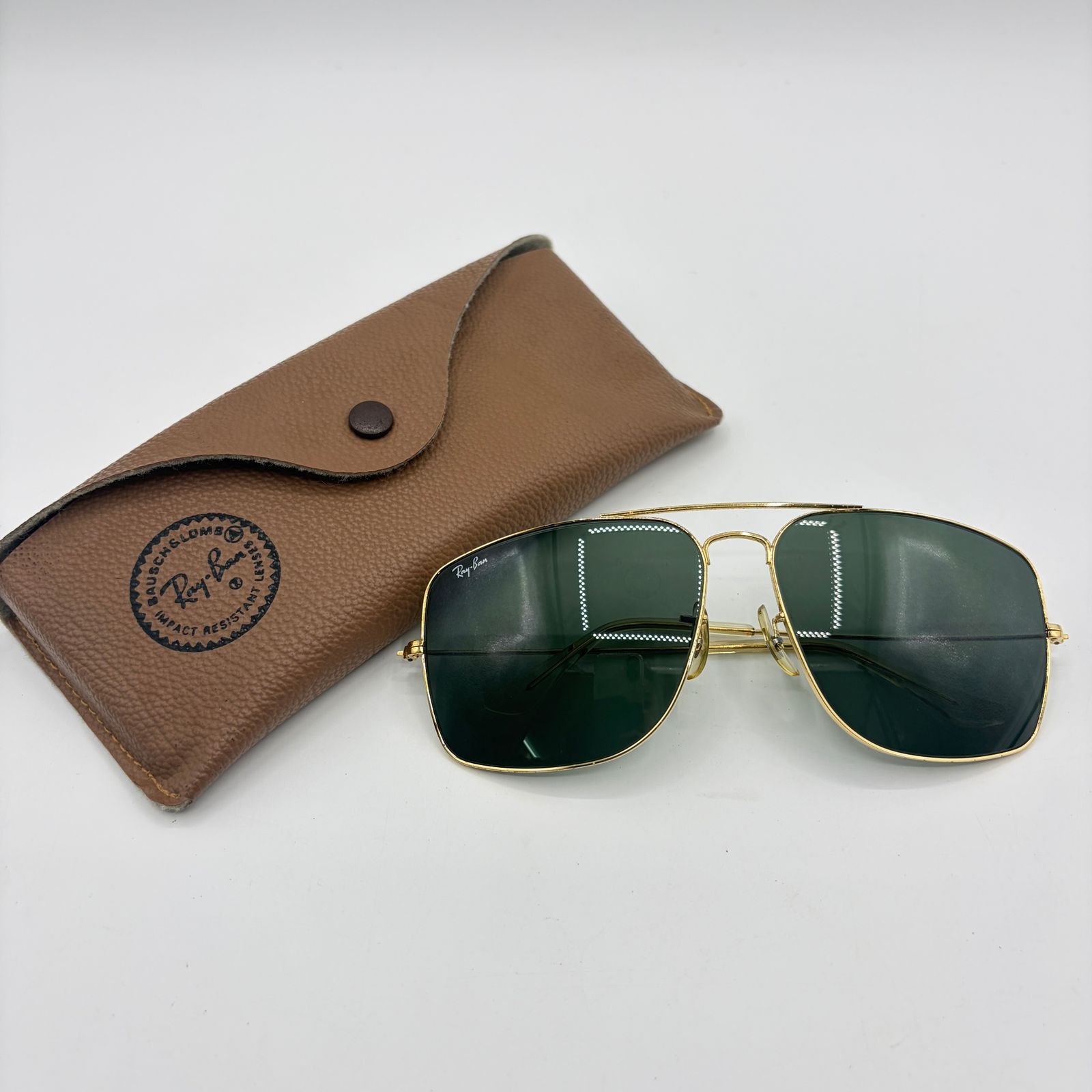 希少 USA製 B&L Ray-Ban キャラバン 62mm G-15 ゴールド ボシュロム 