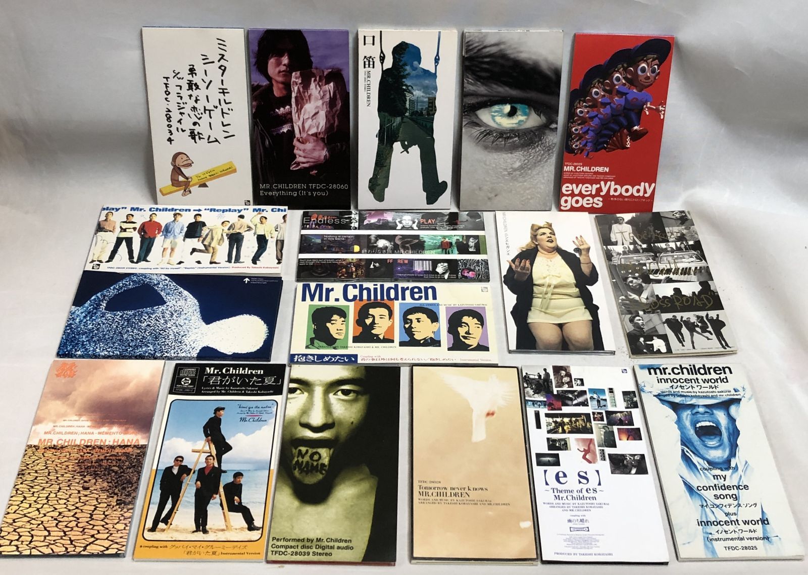 【ミスチルCDコレクション 】Mr.Children 8cmシングル17枚セット ◇ Mr.Children 8㎝ CD 17枚セット ミスチル - メルカリ